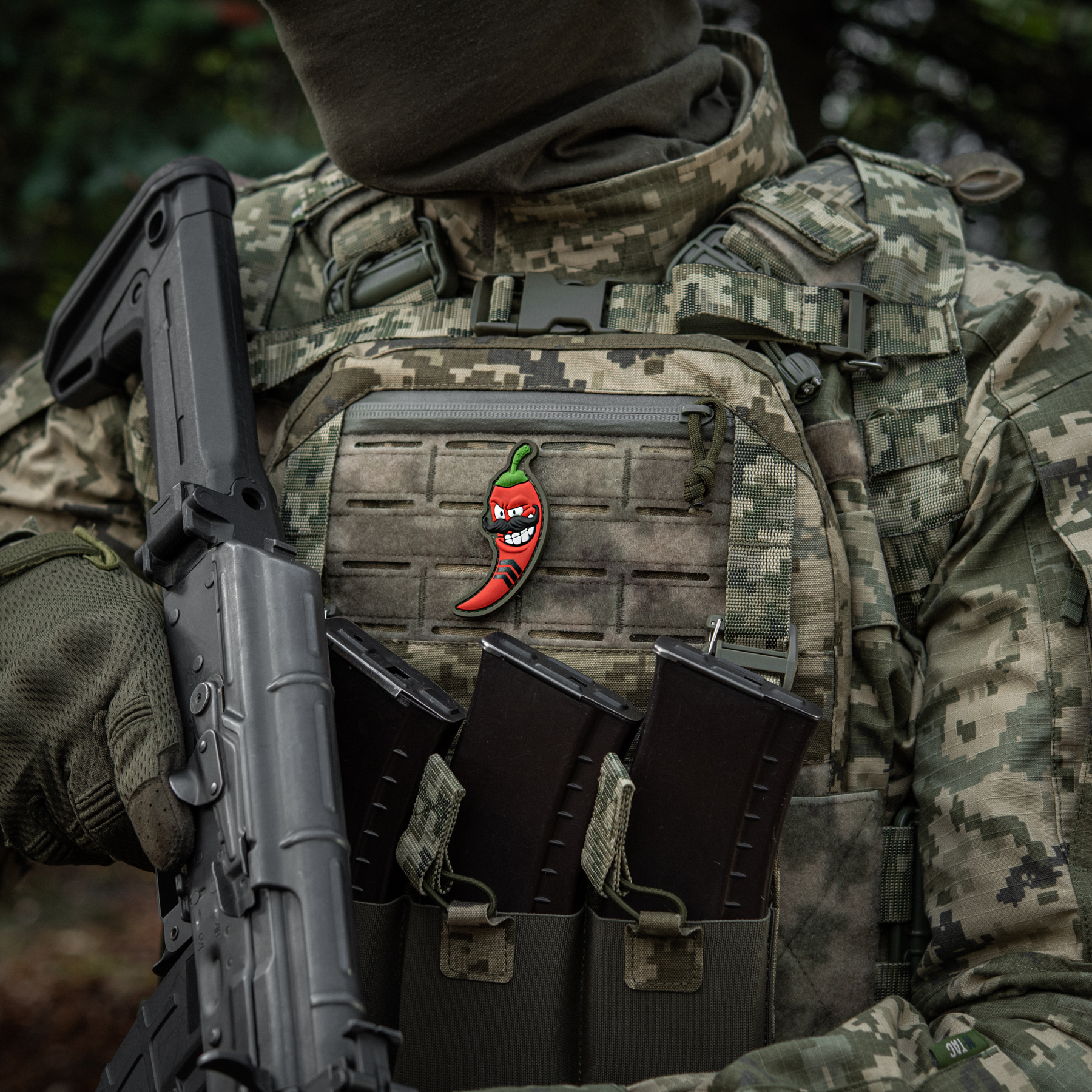 M-Tac нашивка Перчик 3D сержант (PVC) M-Tac нашивка Перчик 3D сержант (PVC) - Зображення 2