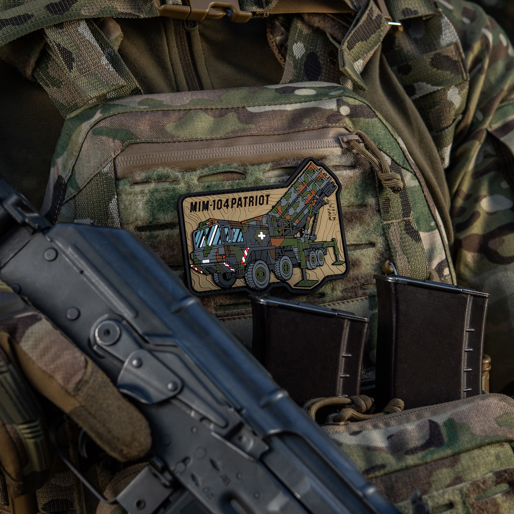M-Tac нашивка MIM-104 Patriot (PVC) M-Tac нашивка MIM-104 Patriot (PVC) - Зображення 6