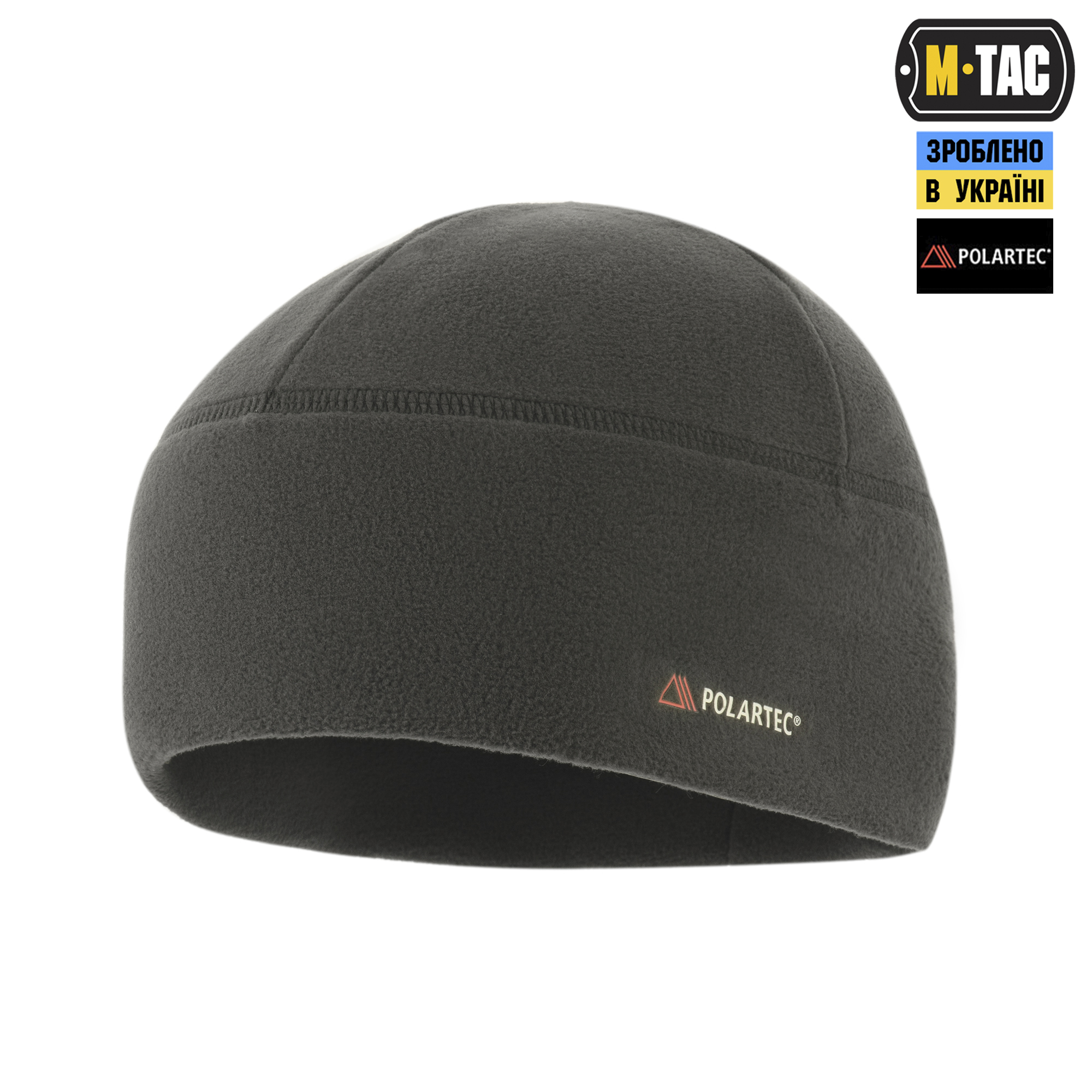 M-Tac шапка Watch Cap фліс Light Polartec Dark Grey M-Tac шапка Watch Cap фліс Light Polartec Dark Grey - Зображення 4