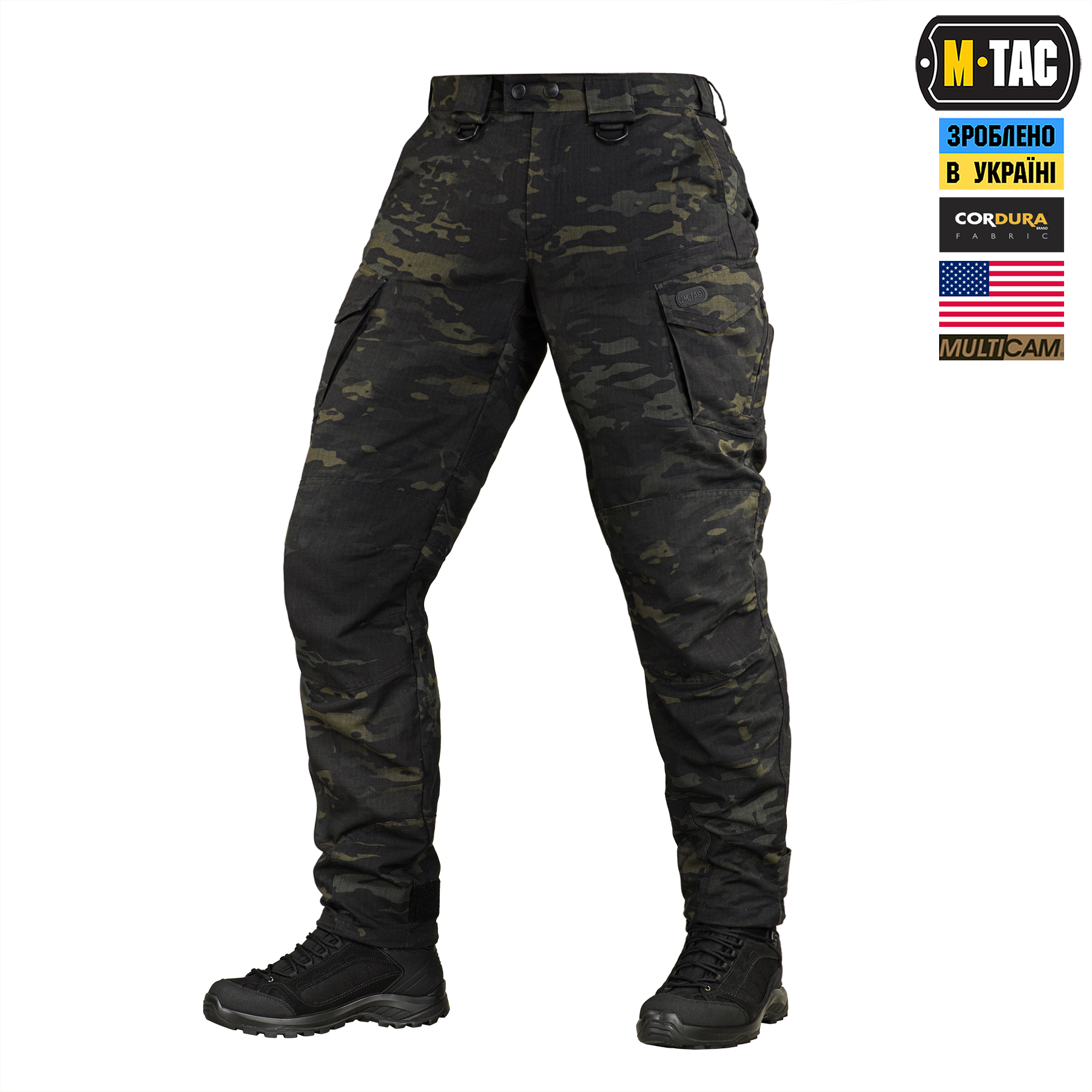 M-Tac штани Aggressor Elite NYCO Extreme Multicam Black M-Tac штани Aggressor Elite NYCO Extreme Multicam Black