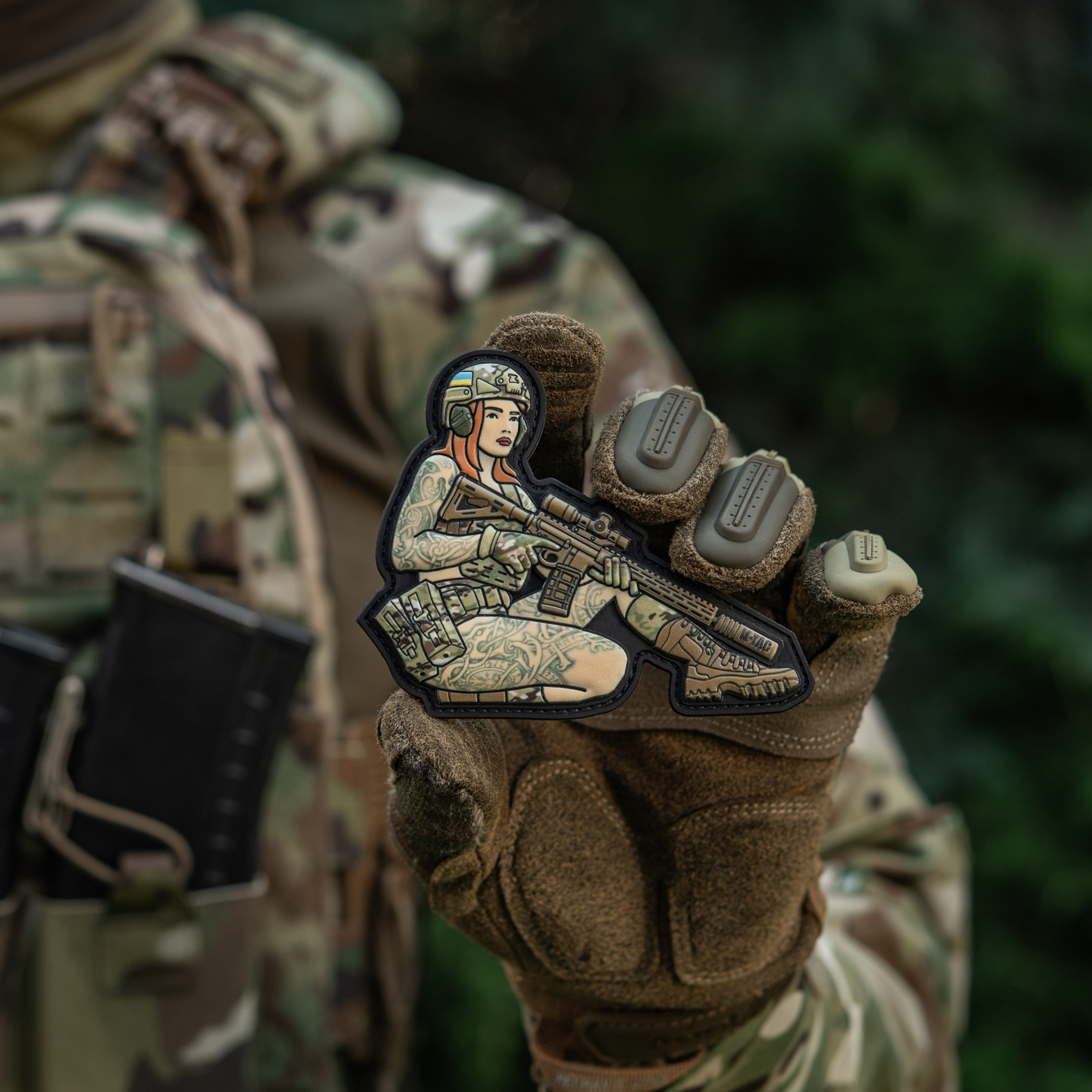 M-Tac нашивка Tactical girl №2 Skandinavik PVC MC M-Tac нашивка Tactical girl №2 Skandinavik PVC MC - Зображення 8
