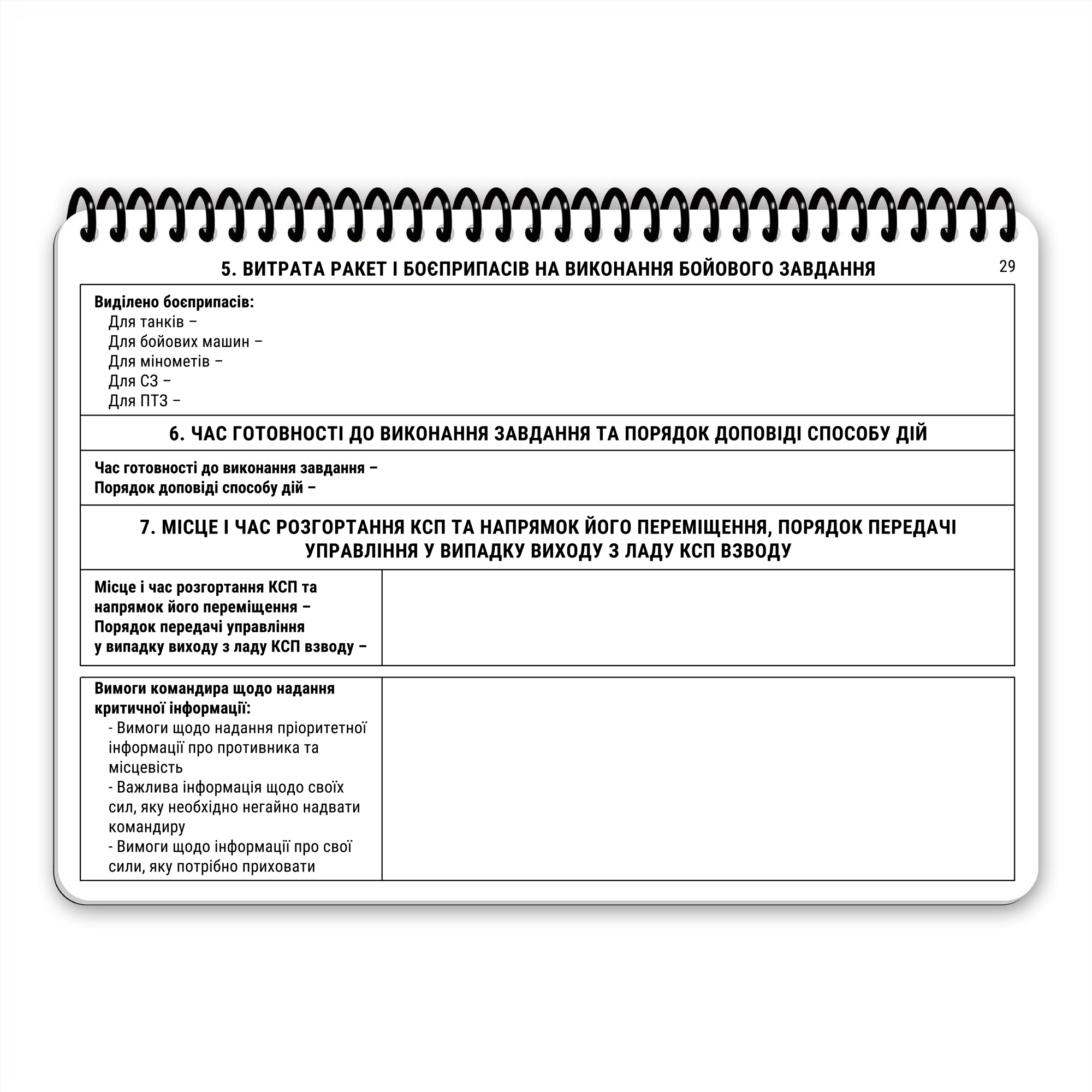 Ecopybook Tactical Блокнот командира взводу Ecopybook Tactical Блокнот командира взводу — изображение 33