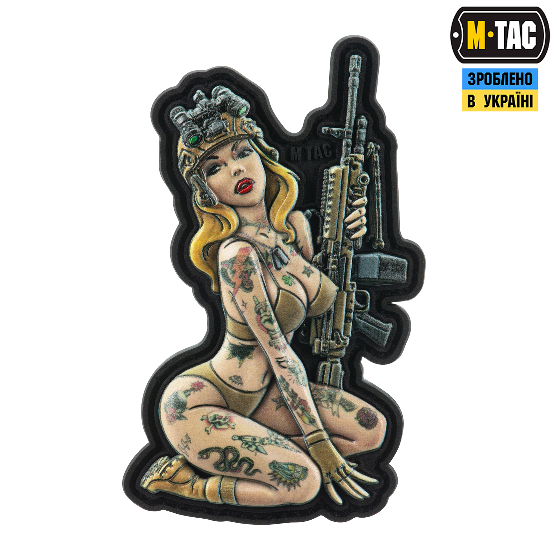 M-Tac нашивка Tactical girl №5 PVC Hooligan M-Tac нашивка Tactical girl №5 PVC Hooligan