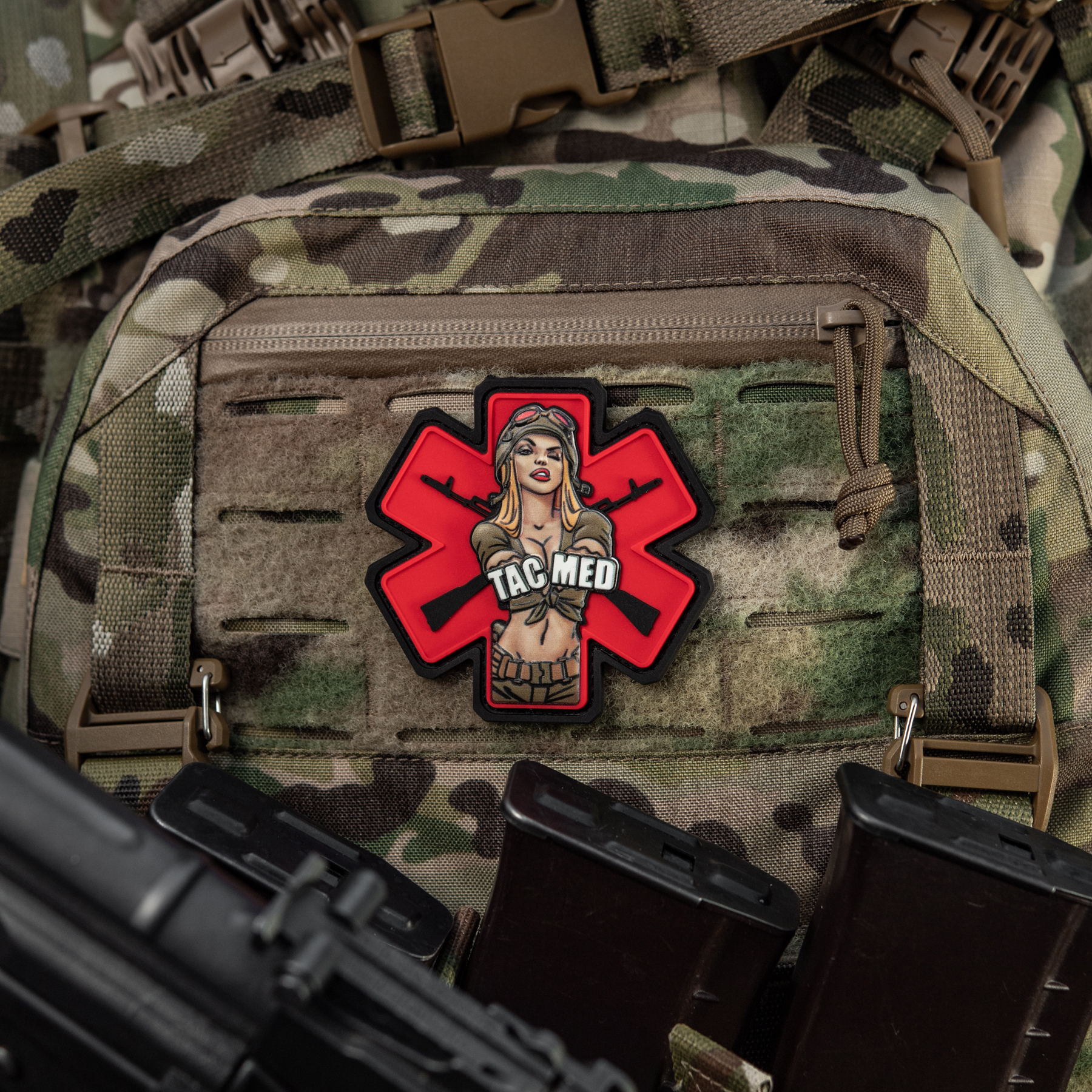 M-Tac нашивка TacMed PVC Olive M-Tac нашивка TacMed PVC Olive — изображение 10