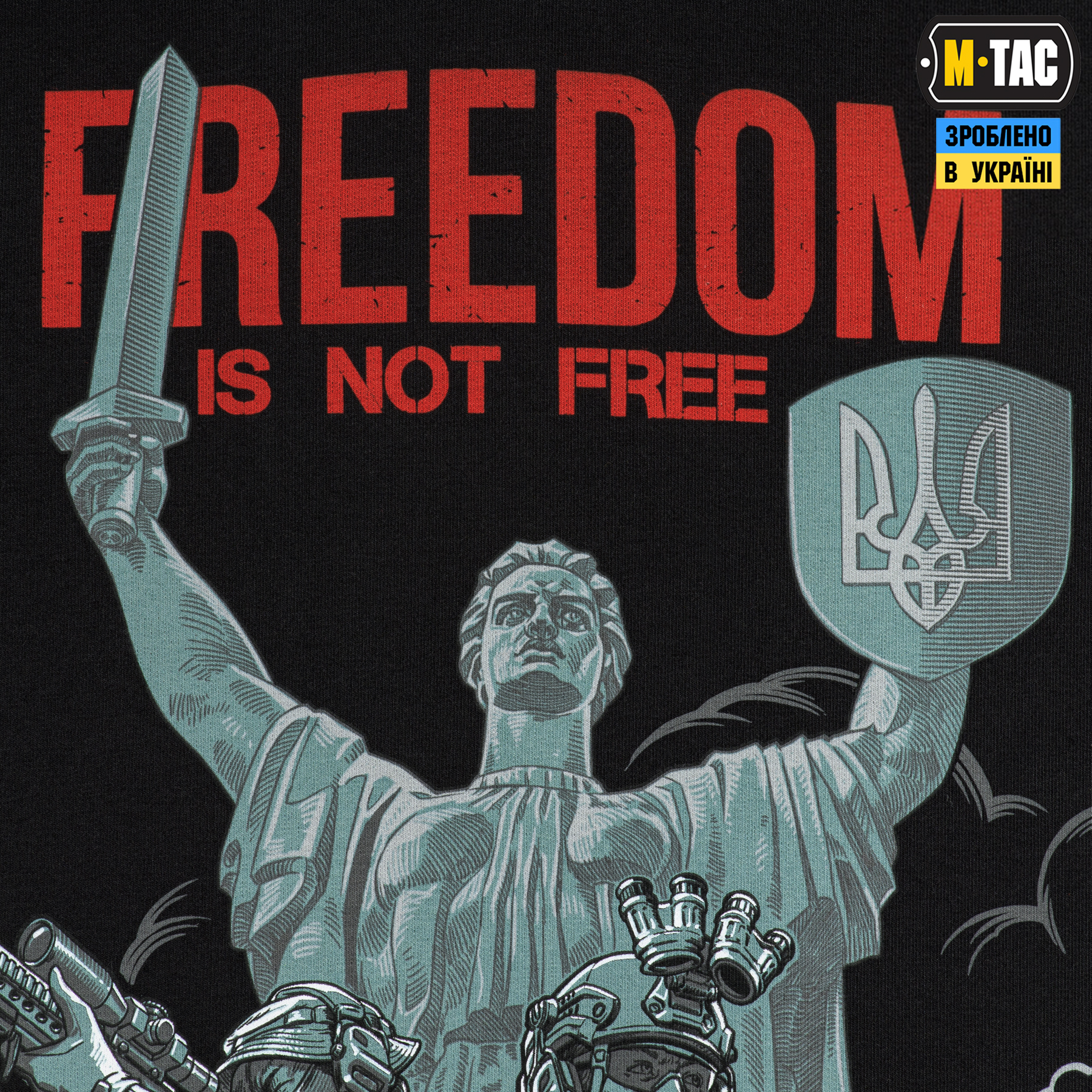 M-Tac кофта Hoodie Freedom Black M-Tac кофта Hoodie Freedom Black - Зображення 6