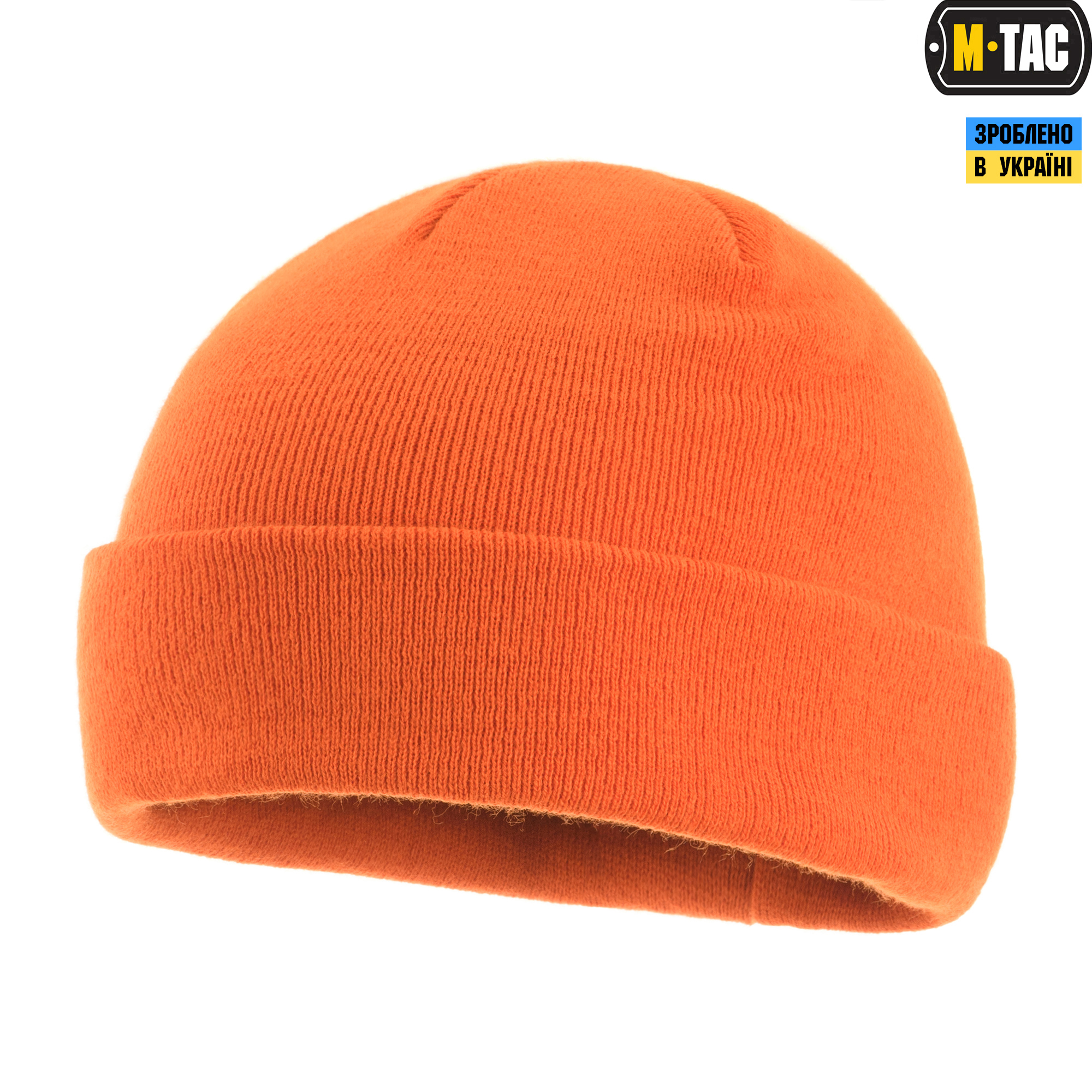 M-Tac шапка тонка вязка 100% акрил Orange M-Tac шапка тонка вязка 100% акрил Orange — изображение 4