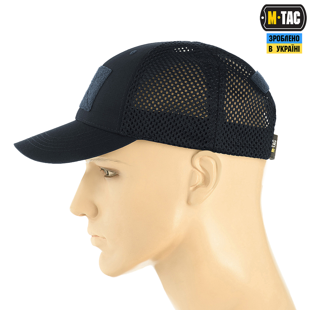 M-Tac бейсболка тактична з сіткою Elite Flex Dark Navy Blue M-Tac бейсболка тактична з сіткою Elite Flex Dark Navy Blue — изображение 2