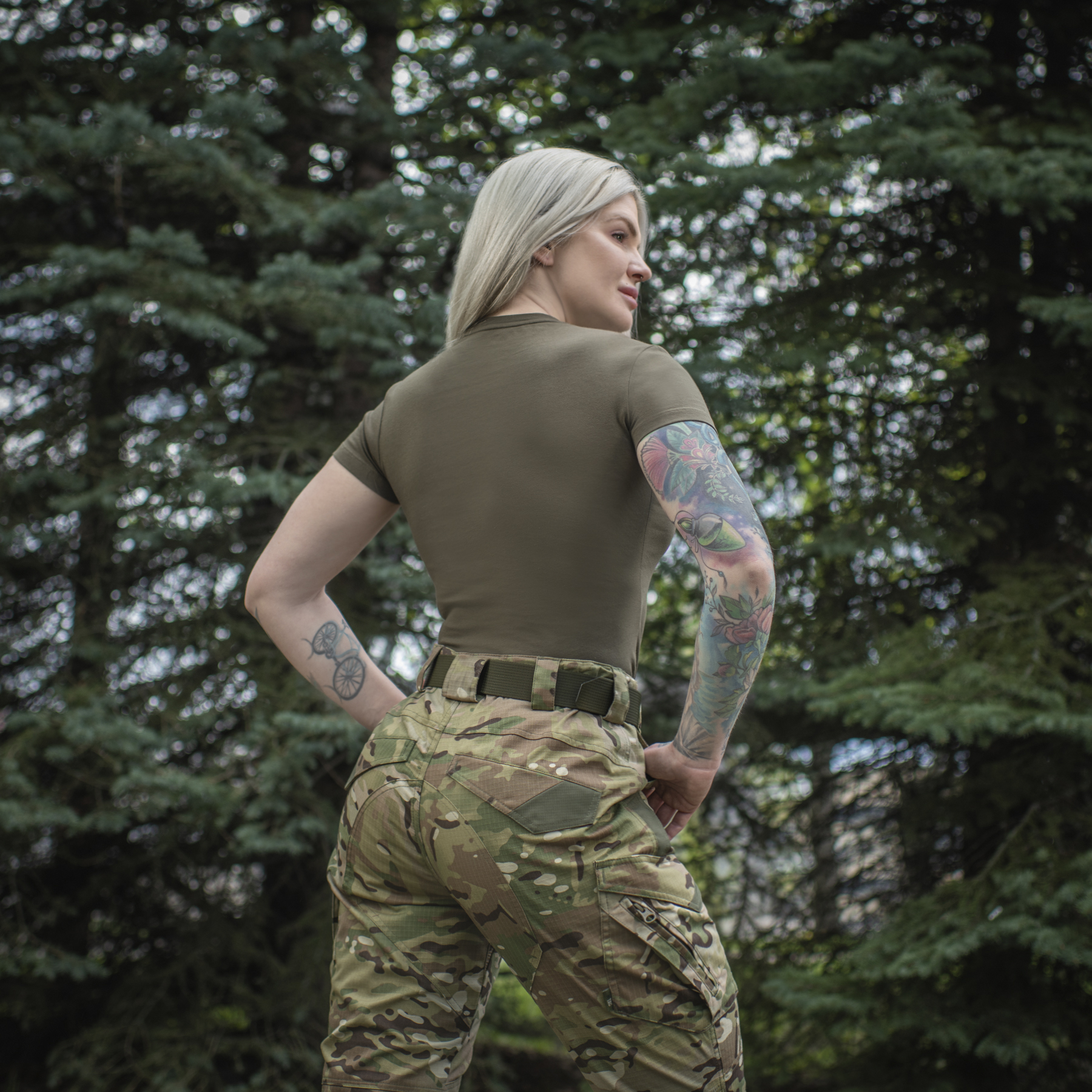 M-Tac футболка 93/7 Summer Lady Dark Olive M-Tac футболка 93/7 Summer Lady Dark Olive — изображение 7