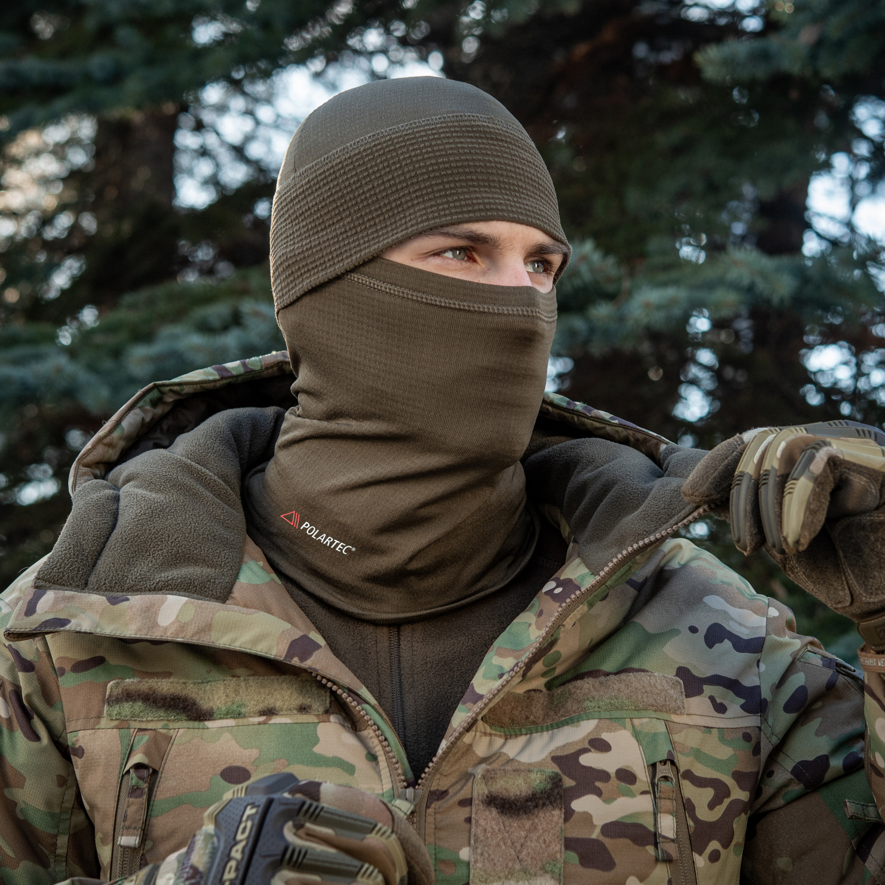 M-Tac шарф-труба Polartec Power Grid Dark Olive M-Tac шарф-труба Polartec Power Grid Dark Olive — изображение 8