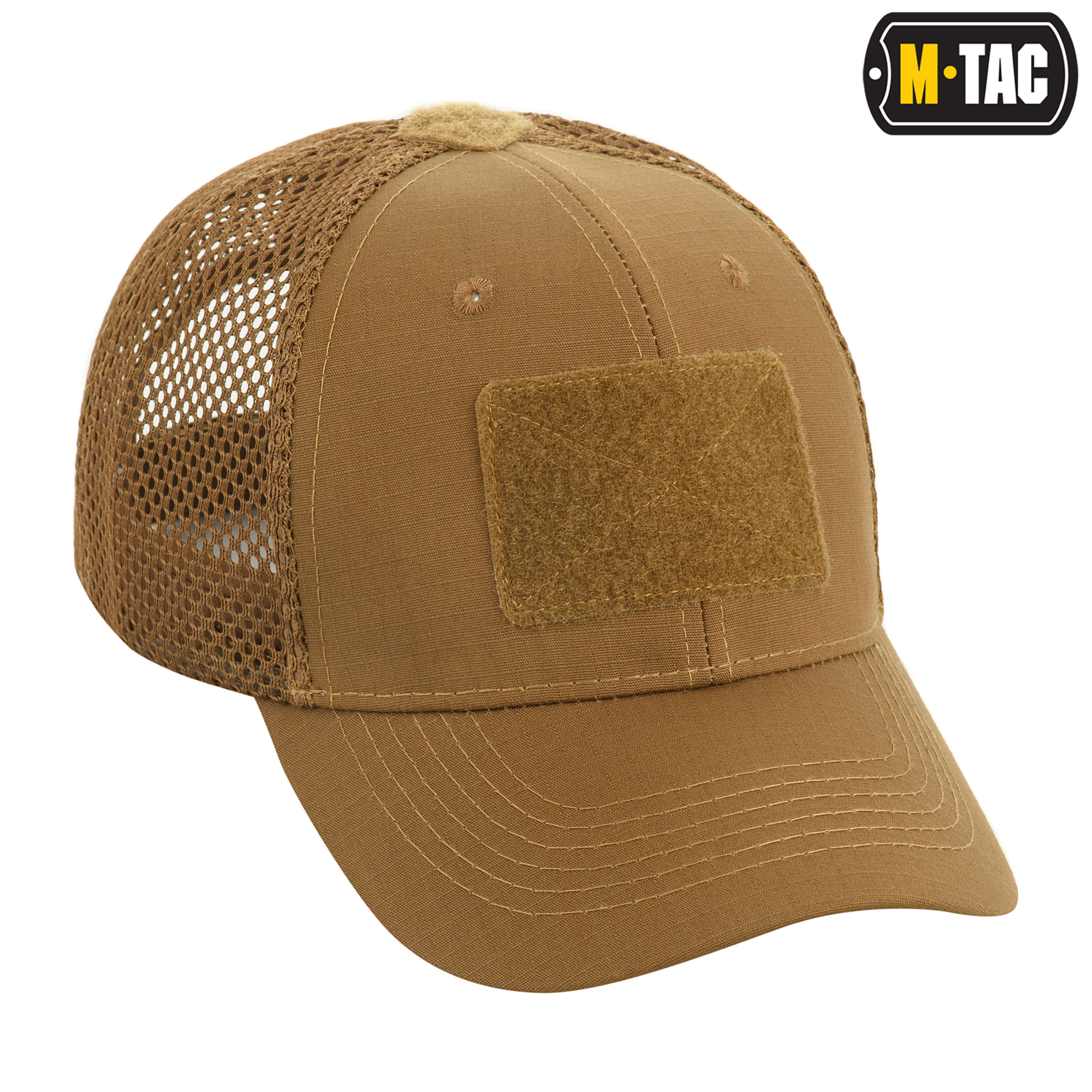 M-Tac бейсболка з липучкою та сіткою Flex ріп-стоп Coyote Brown M-Tac бейсболка з липучкою та сіткою Flex ріп-стоп Coyote Brown — изображение 3