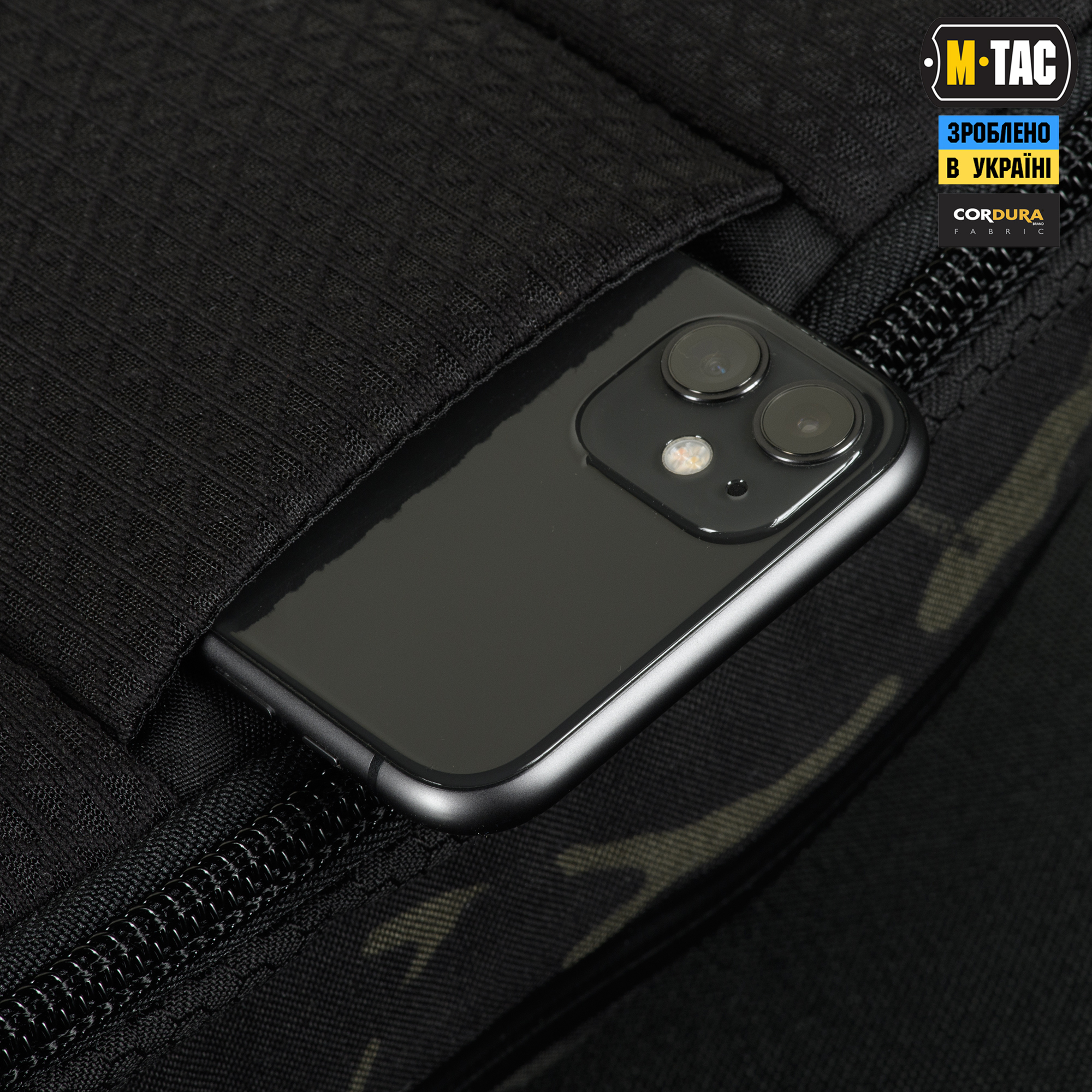 M-Tac сумка Sphaera Hex Hardsling Bag Large з липучкою Elite Multicam Black/Black M-Tac сумка Sphaera Hex Hardsling Bag Large з липучкою Elite Multicam Black/Black - Зображення 6