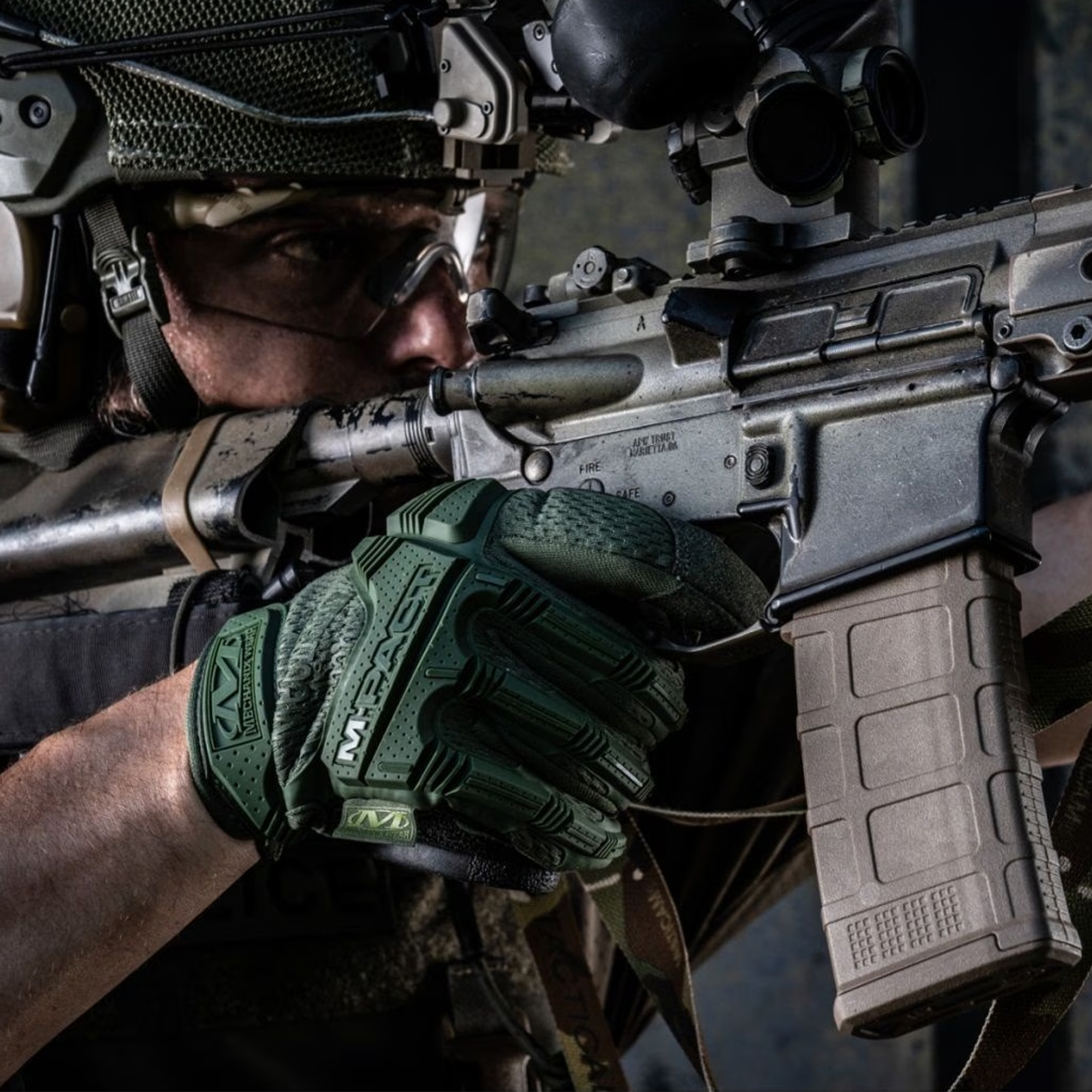 Mechanix рукавички M-Pact Gloves Olive Drab L Mechanix рукавички M-Pact Gloves Olive Drab L — изображение 3