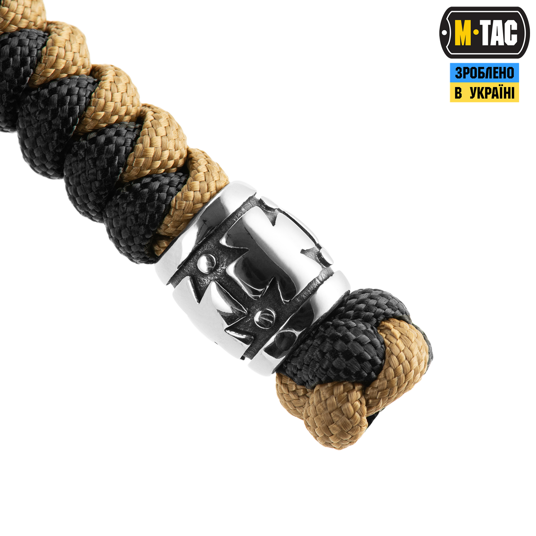 M-Tac темляк Viper Козацький Хрест V.2 Steel Black&Coyote M-Tac темляк Viper Козацький Хрест V.2 Steel Black&Coyote - Зображення 3