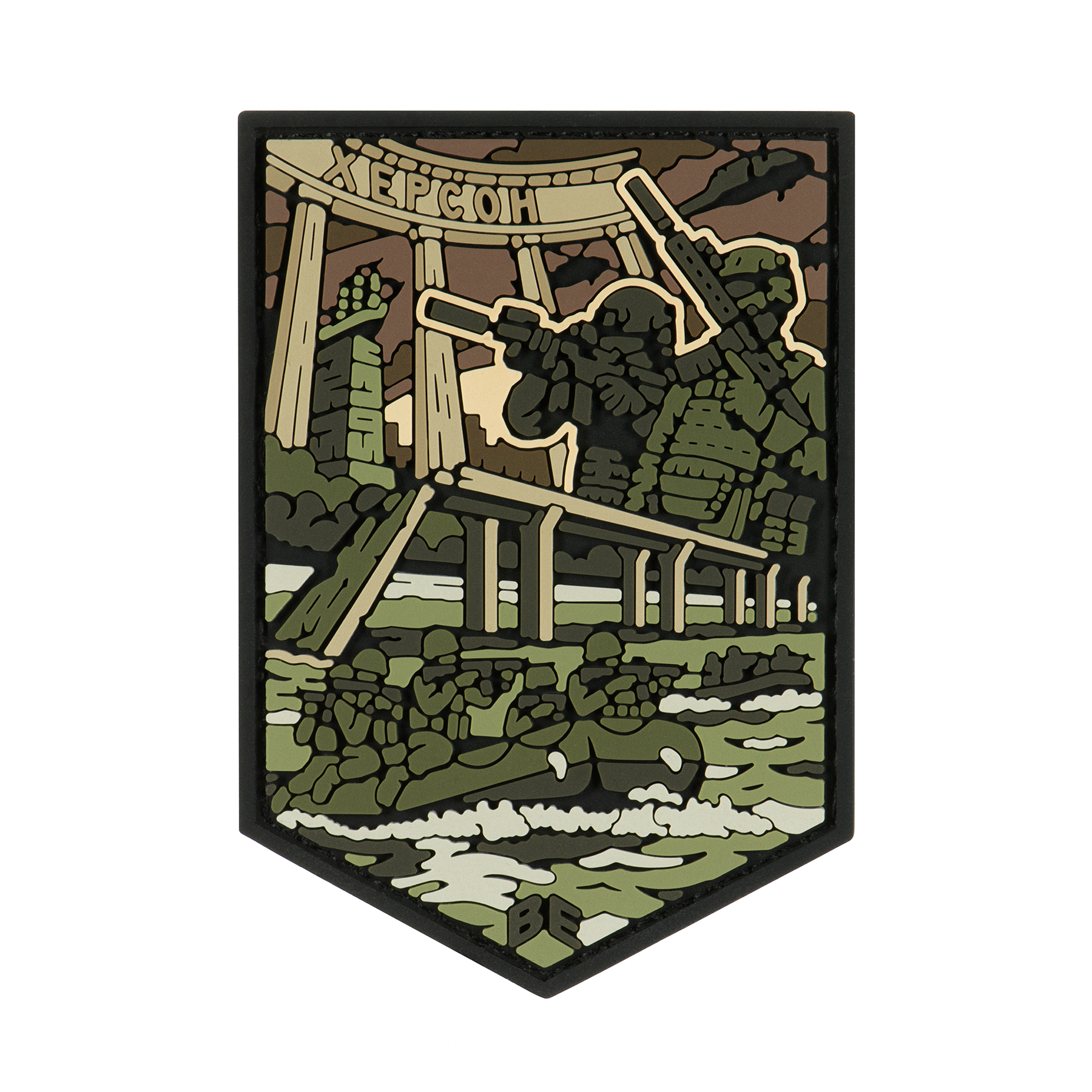 Brand Element нашивка Херсон PVC olive Brand Element нашивка Херсон PVC olive