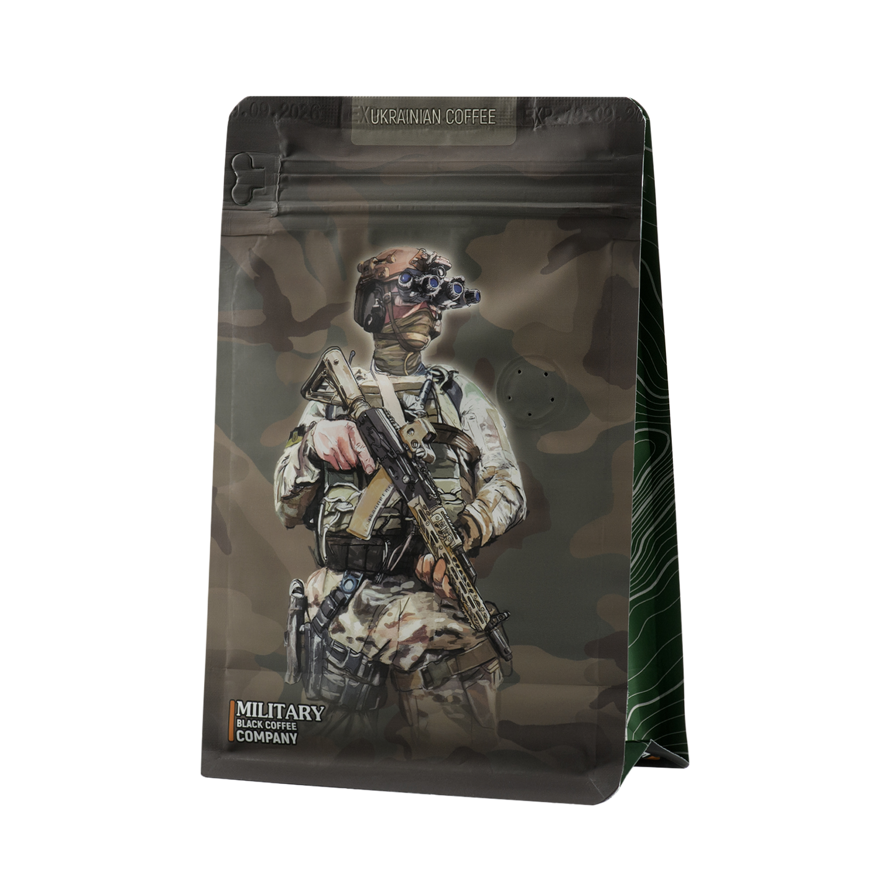Military Black Coffee Company меленаа AK-Бразілія Бурбон Military Black Coffee Company меленаа AK-Бразілія Бурбон - Зображення 3