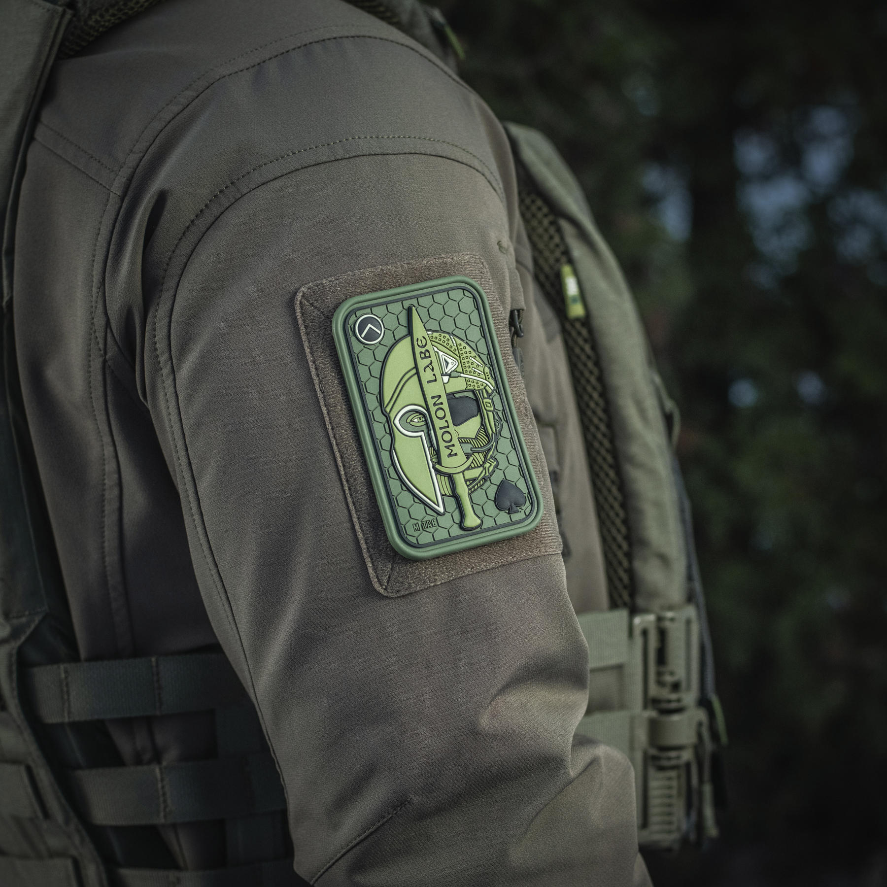 M-Tac нашивка Molon Labe Ace 3D ПВХ олива M-Tac нашивка Molon Labe Ace 3D ПВХ олива - Зображення 12