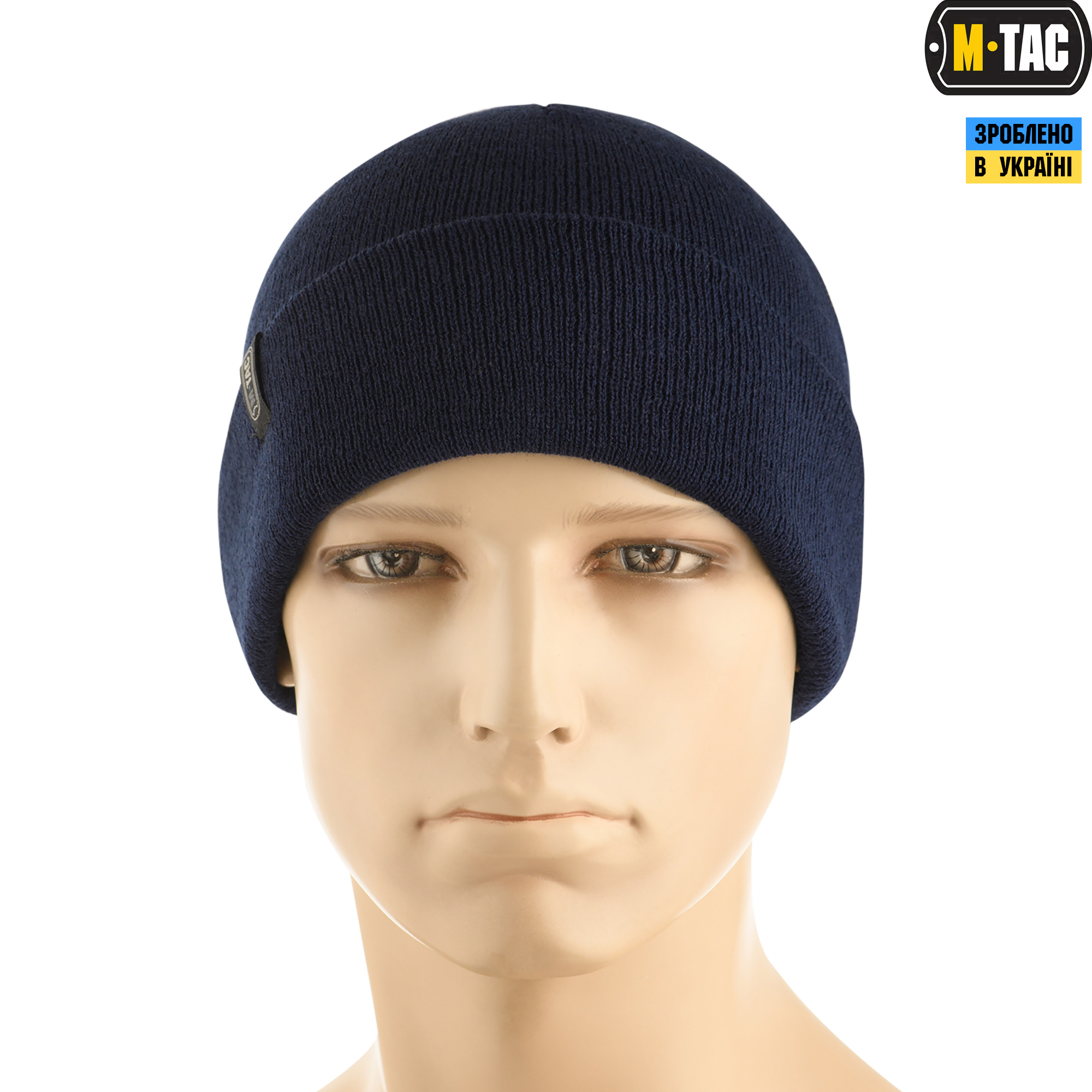 M-Tac шапка тонка вязка 100% акрил Dark Navy Blue M-Tac шапка тонка вязка 100% акрил Dark Navy Blue — изображение 2