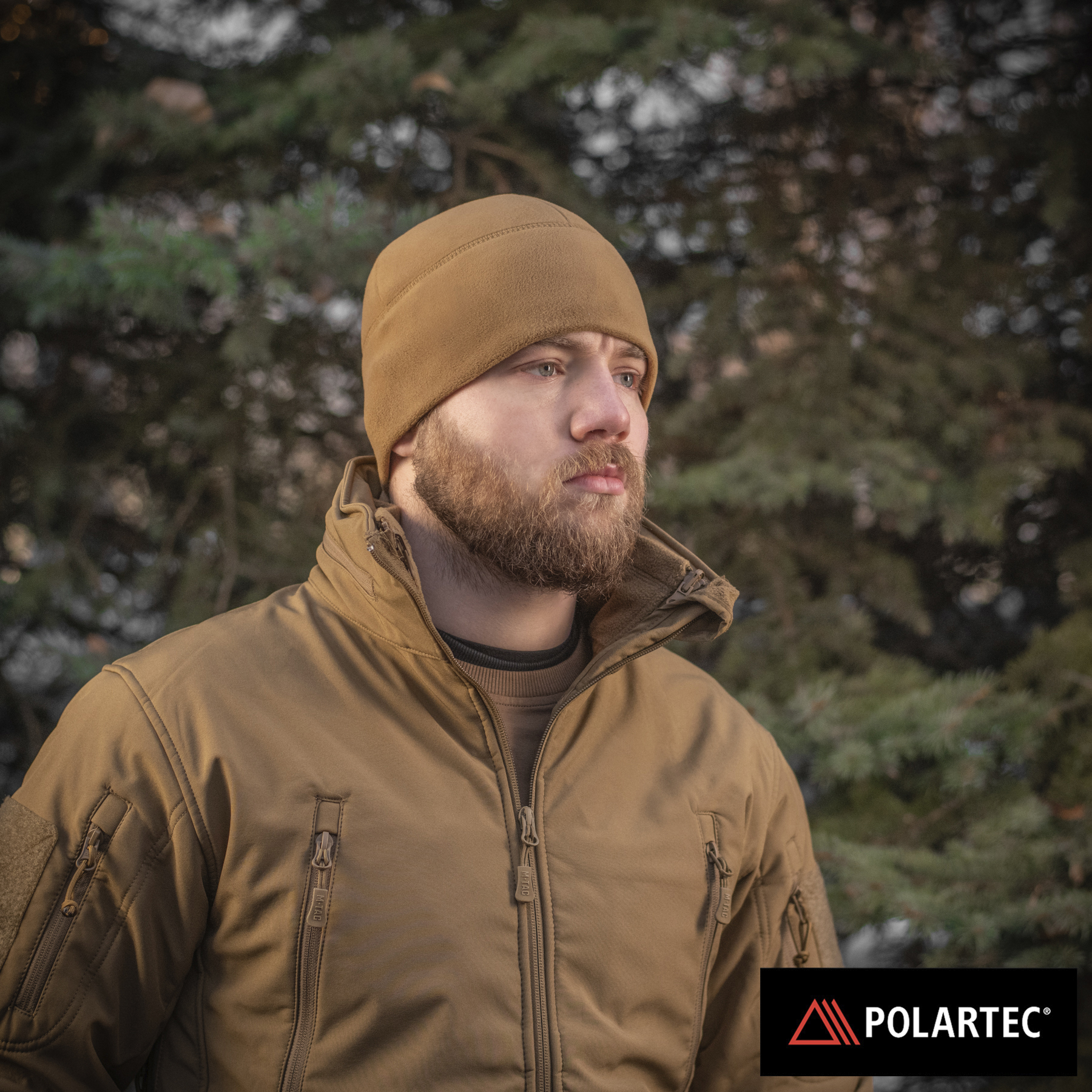M-Tac шапка Watch Cap фліс Light Polar Gen.II Coyote M-Tac шапка Watch Cap фліс Light Polar Gen.II Coyote - Зображення 6
