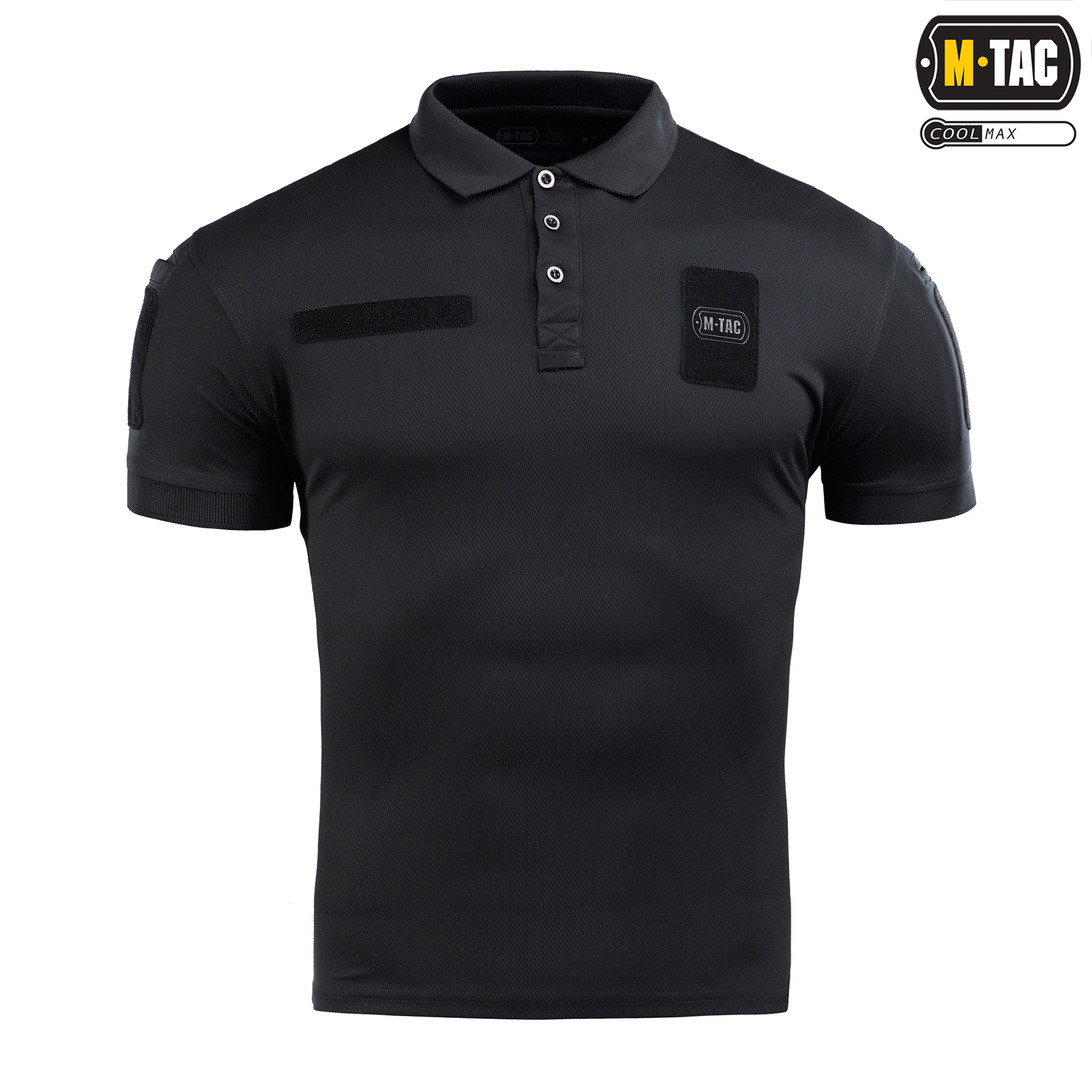 M-Tac поло Elite Tactical Coolmax Black M-Tac поло Elite Tactical Coolmax Black — изображение 2