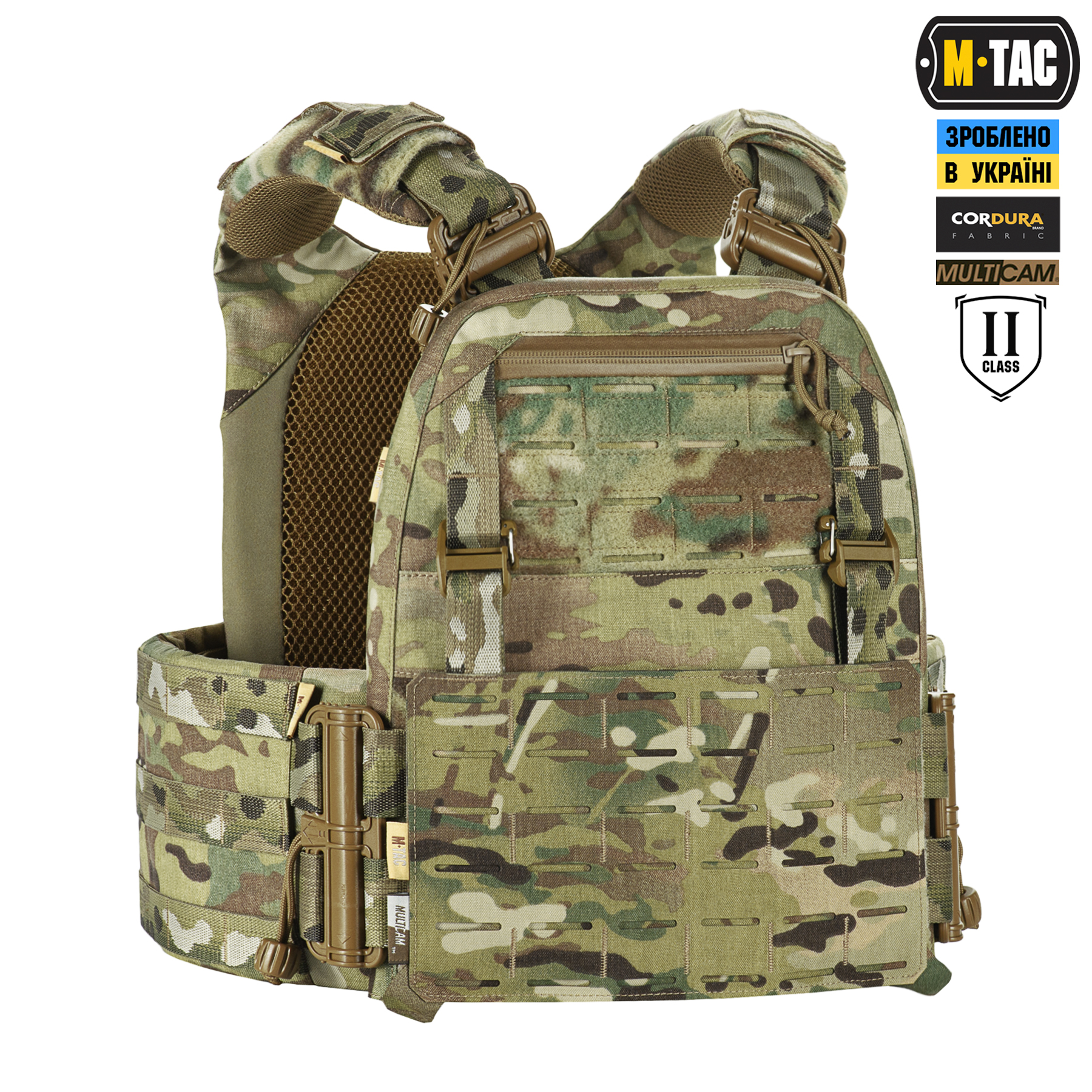 M-Tac плитоноска Cuirass FAST Elite Gen.II 2 клас захисту (розмір плити M) Multicam M-Tac плитоноска Cuirass FAST Elite Gen.II 2 клас захисту (розмір плити M) Multicam - Зображення 3