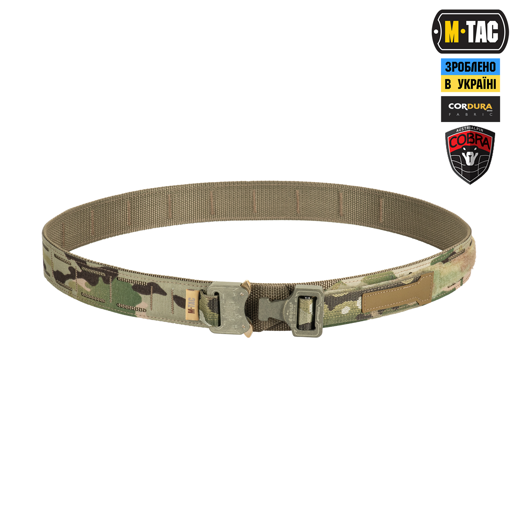 M-Tac ремінь Cobra Buckle Tactical Belt Laser Cut Multicam M-Tac ремінь Cobra Buckle Tactical Belt Laser Cut Multicam — изображение 2