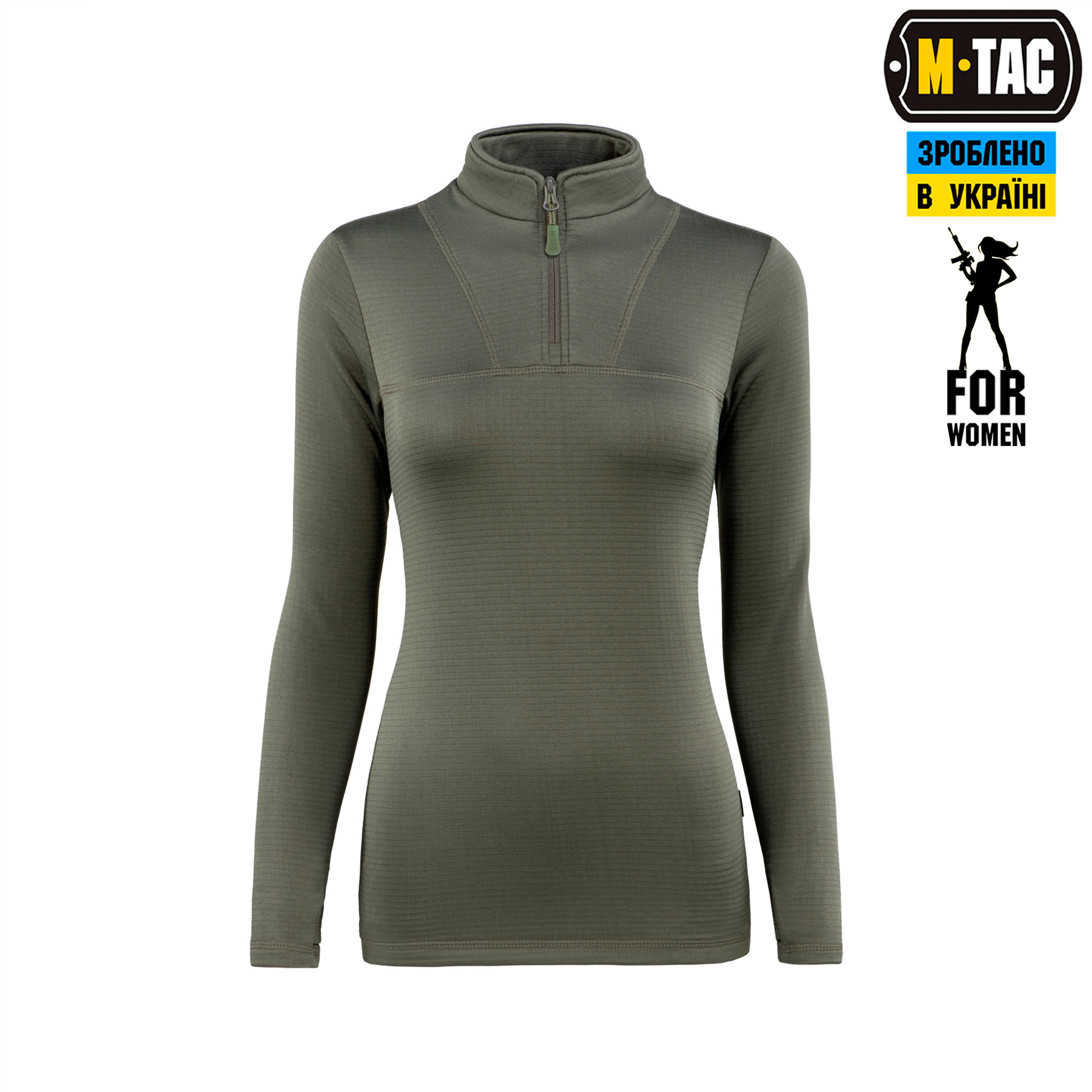 M-Tac термосорочка фліс Delta Level 2 Lady Army Olive M-Tac термосорочка фліс Delta Level 2 Lady Army Olive — изображение 2