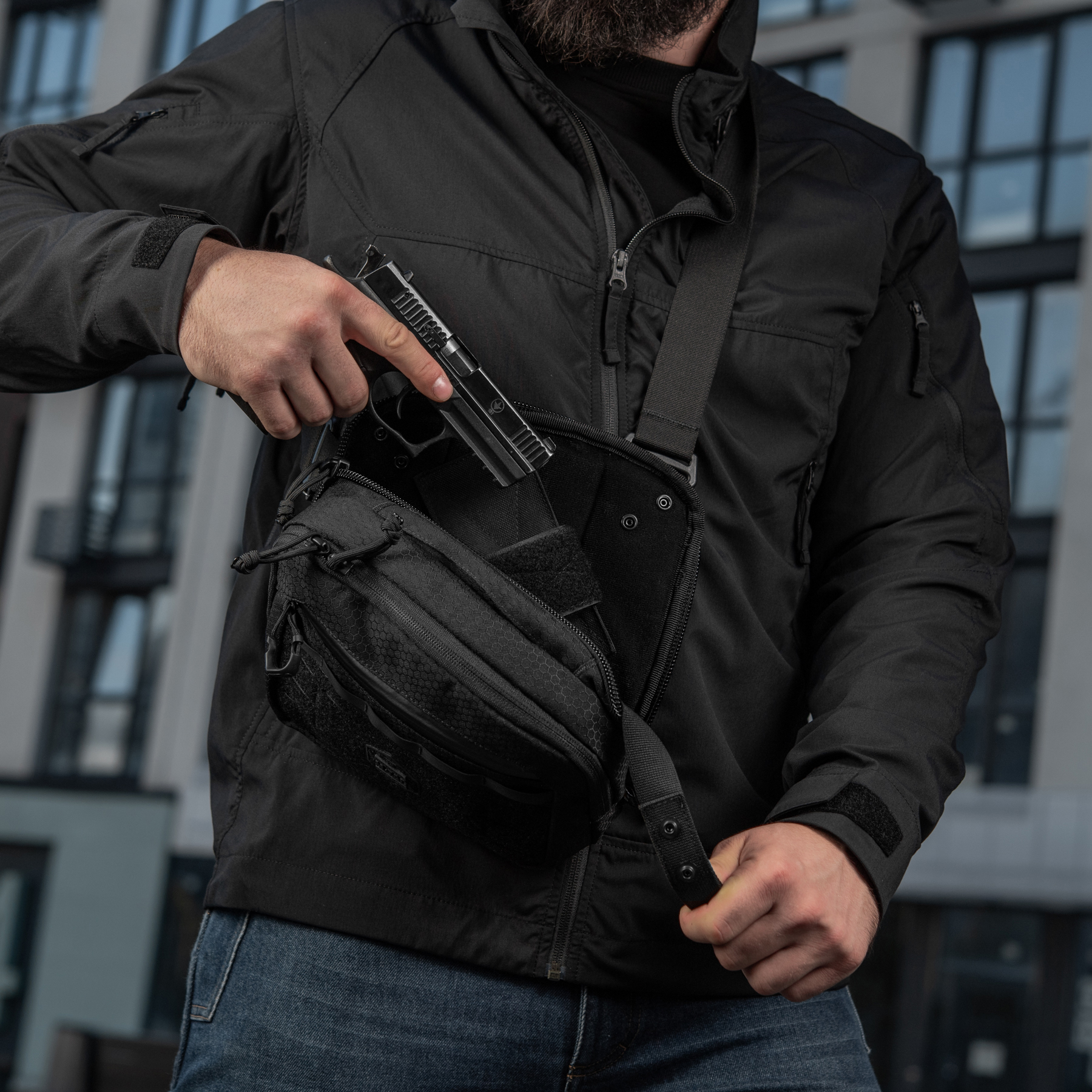 M-Tac сумка EDC Bag Elite HEX Black M-Tac сумка EDC Bag Elite HEX Black — изображение 39
