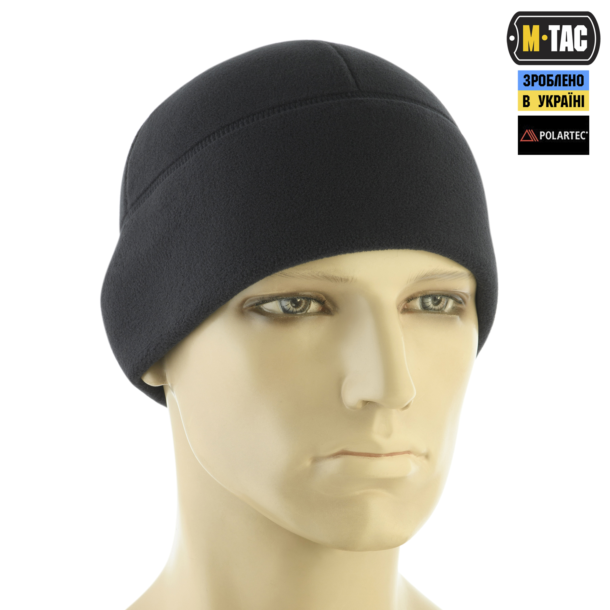 M-Tac шапка Watch Cap фліс Polartec Dark Navy Blue M-Tac шапка Watch Cap фліс Polartec Dark Navy Blue — изображение 3