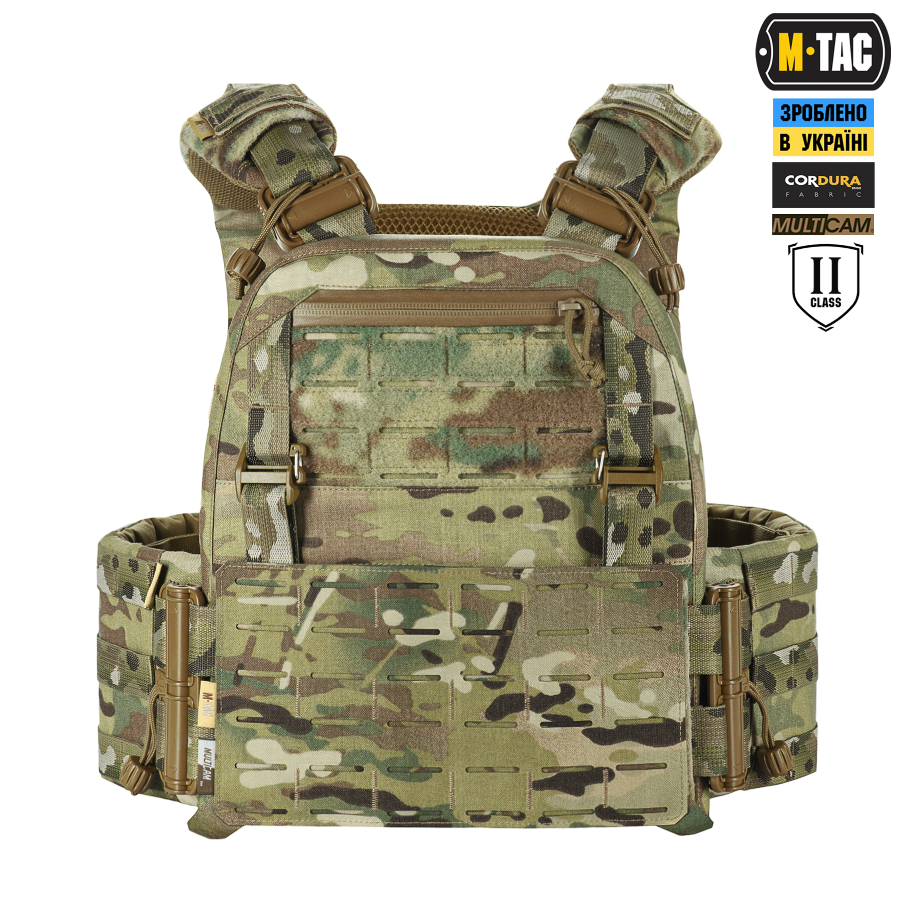 M-Tac плитоноска Cuirass FAST Elite Gen.II 2 клас захисту (розмір плити M) Multicam M-Tac плитоноска Cuirass FAST Elite Gen.II 2 клас захисту (розмір плити M) Multicam - Зображення 2