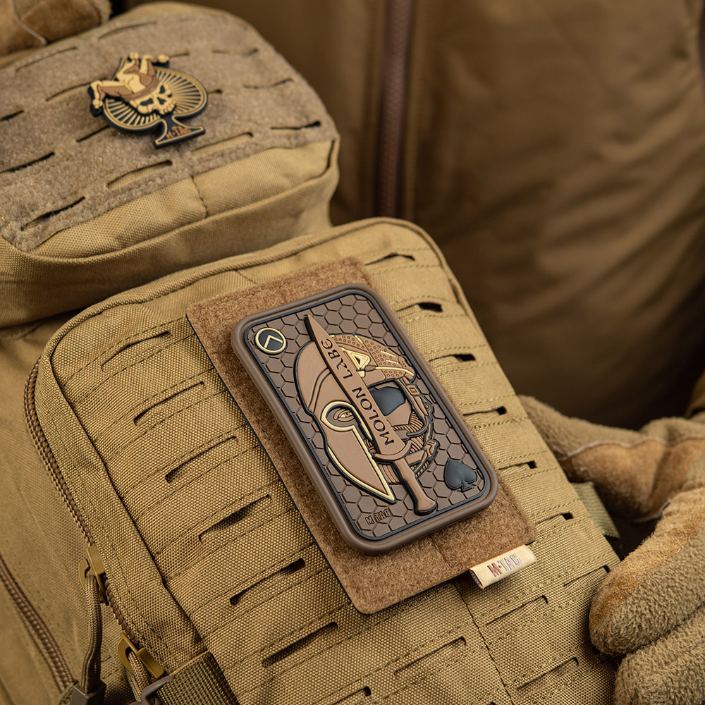 M-Tac нашивка Molon Labe Ace 3D ПВХ койот M-Tac нашивка Molon Labe Ace 3D ПВХ койот - Зображення 4