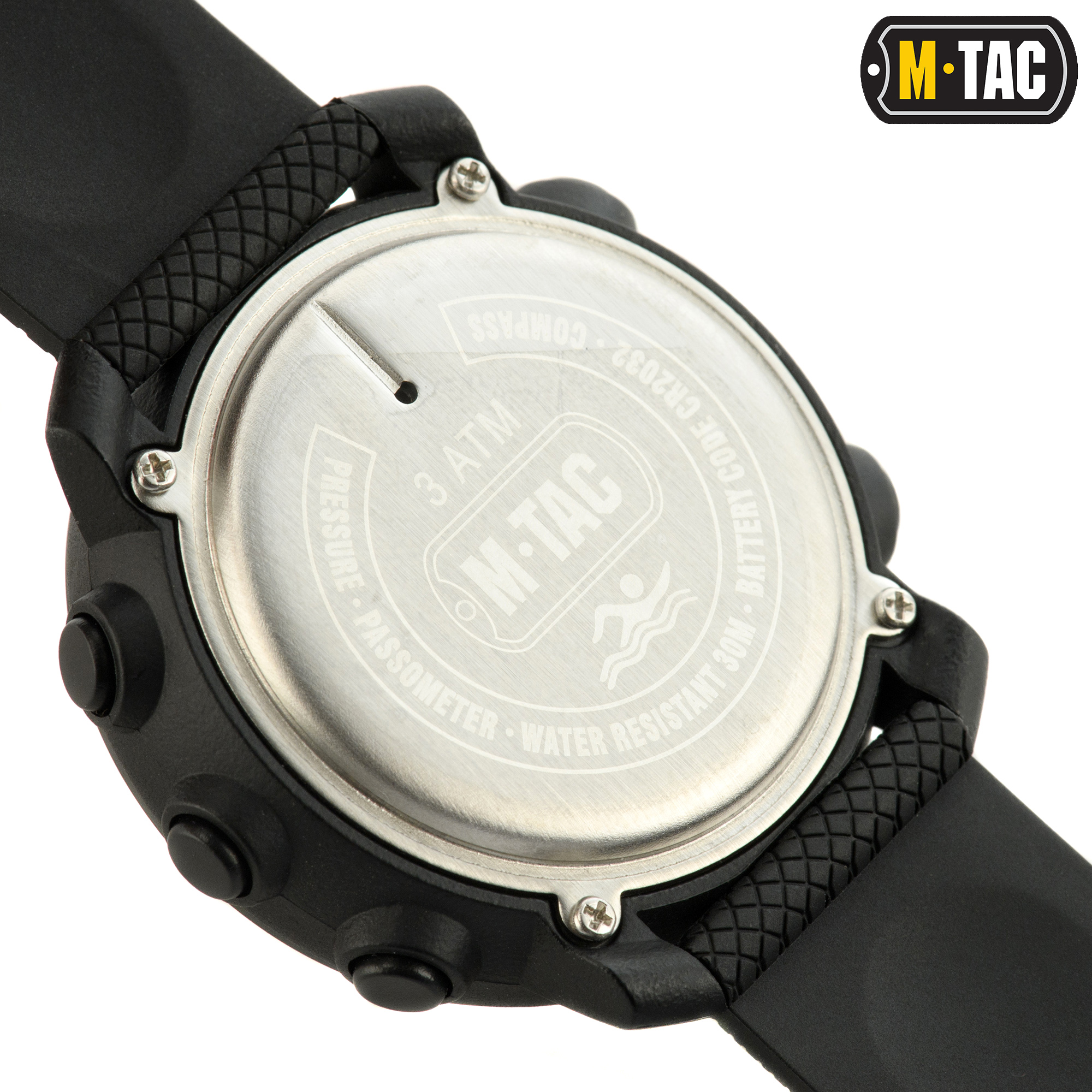 M-Tac годинник тактичний мультифункціональний Black M-Tac годинник тактичний мультифункціональний Black - Зображення 4
