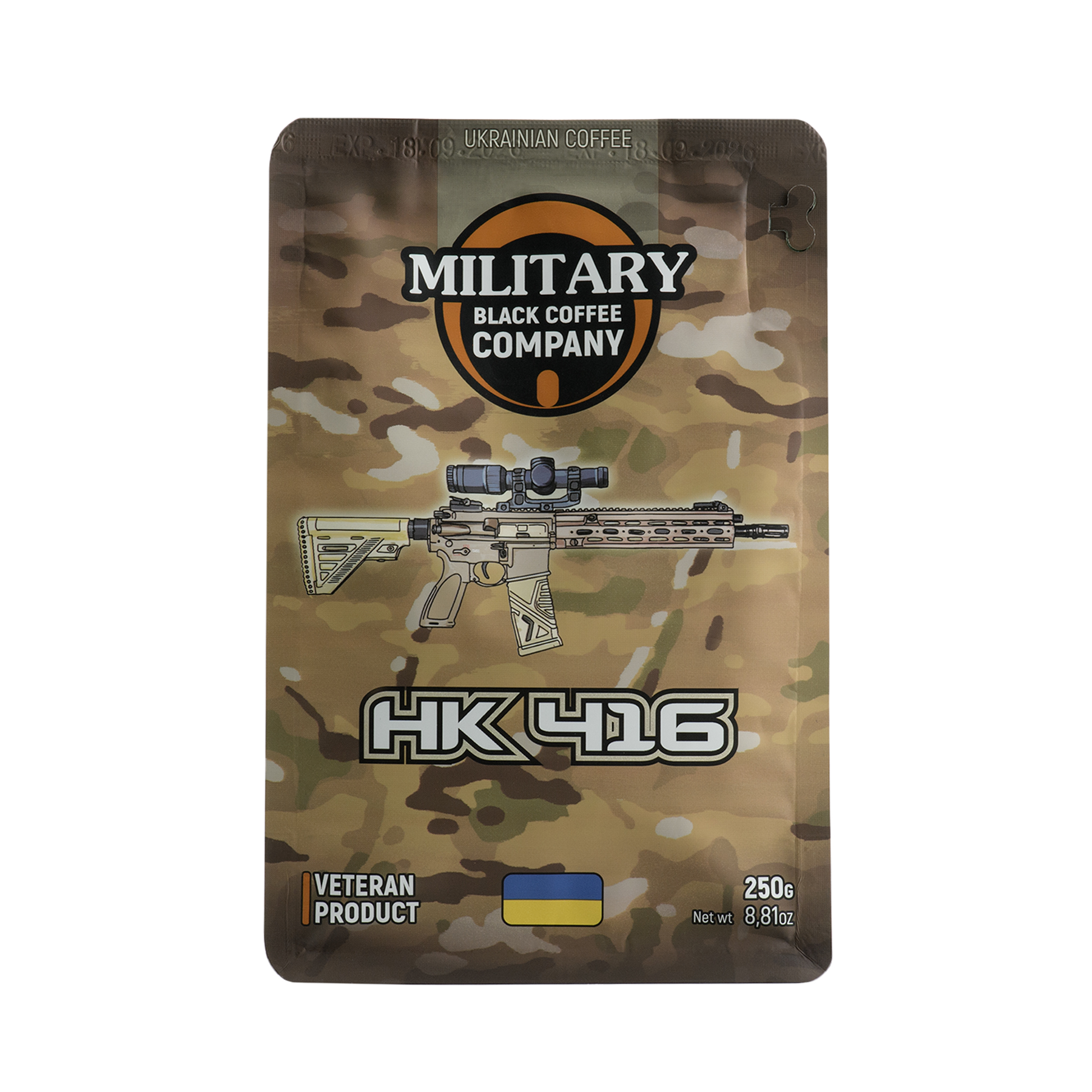 Military Black Coffee Company мелена HK416-Колумбія Military Black Coffee Company мелена HK416-Колумбія - Зображення 2