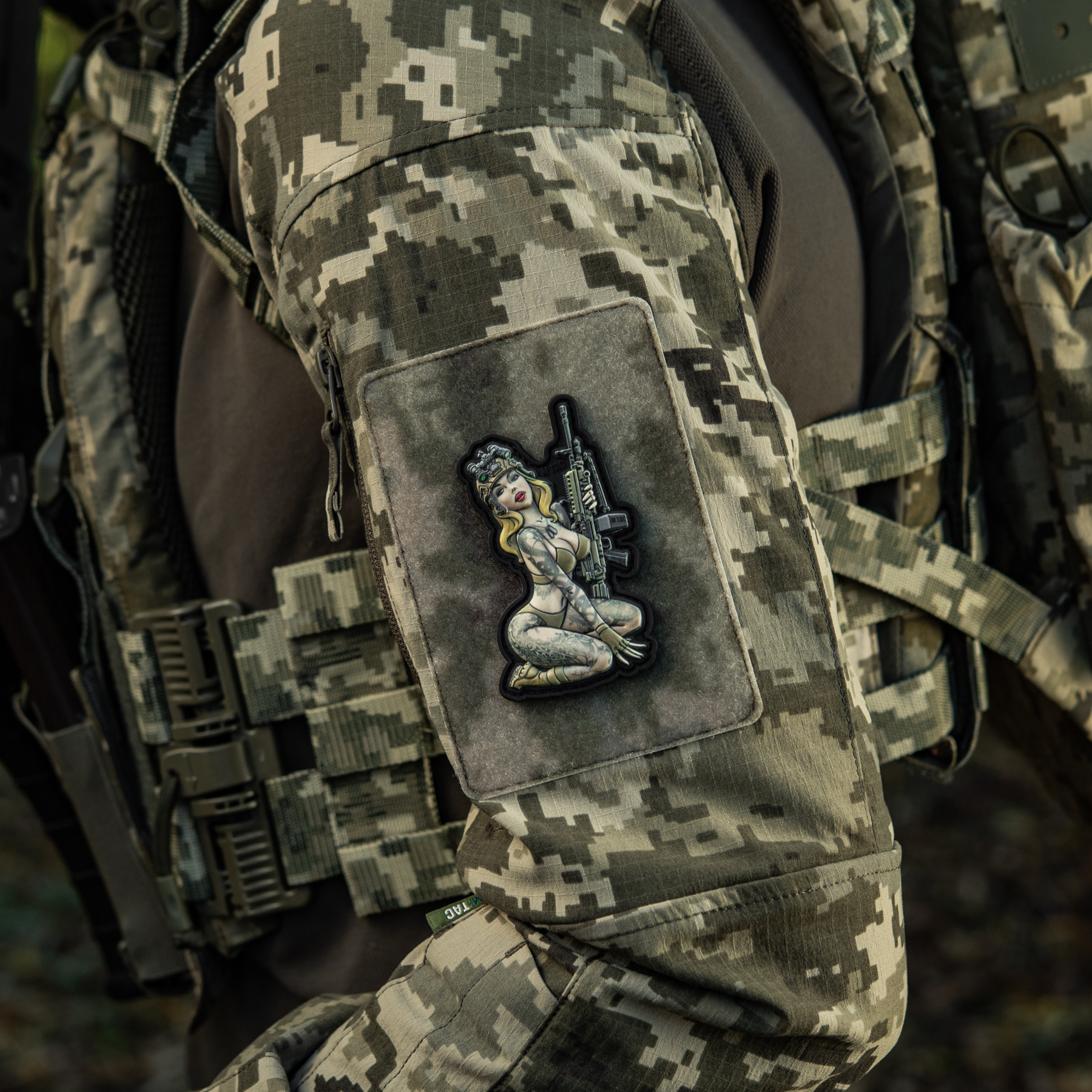 M-Tac нашивка Tactical girl №5 PVC Skandinavik M-Tac нашивка Tactical girl №5 PVC Skandinavik - Зображення 8
