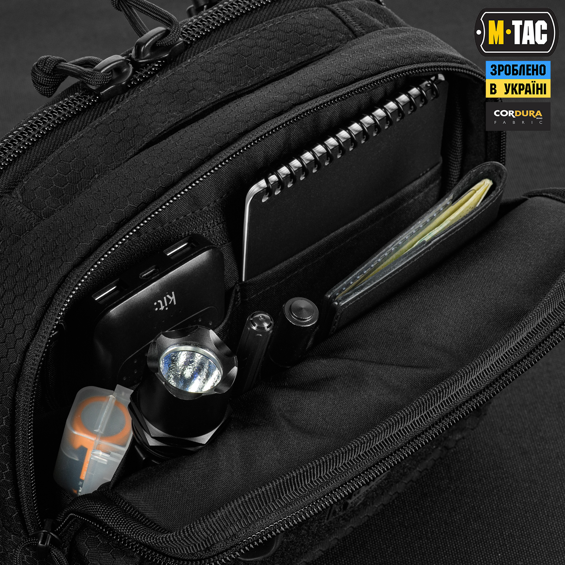M-Tac сумка EDC Bag Elite HEX Black M-Tac сумка EDC Bag Elite HEX Black — изображение 8