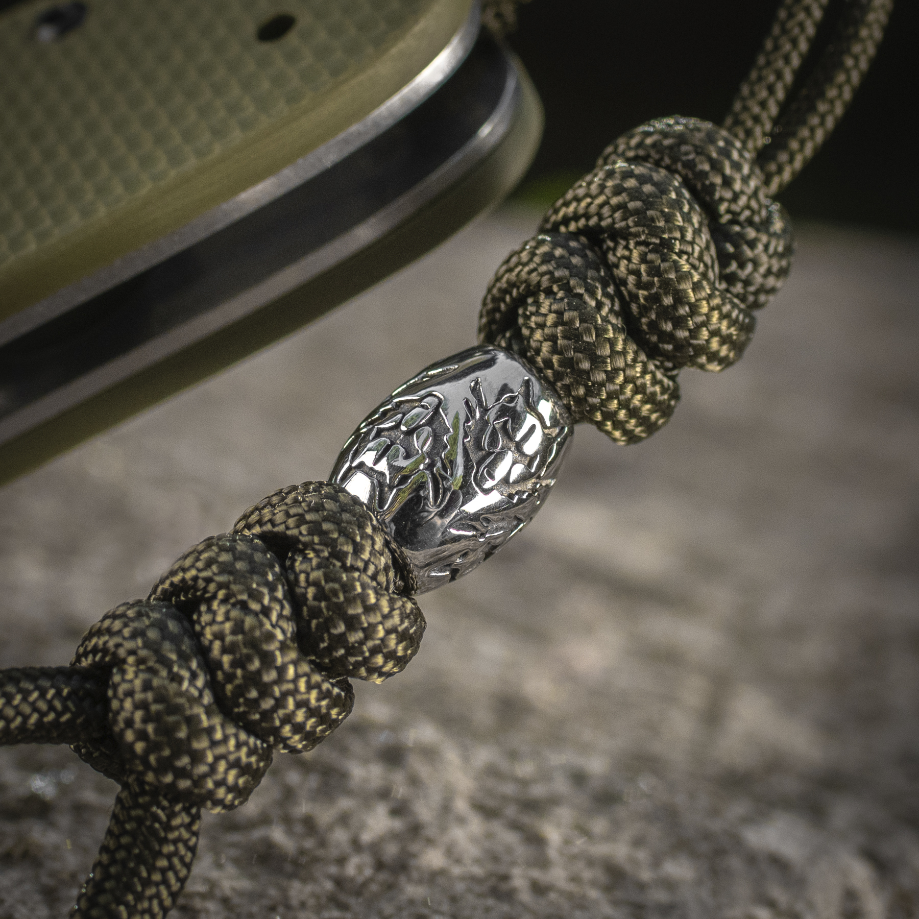 M-Tac темляк Zeus Stainless Steel Olive M-Tac темляк Zeus Stainless Steel Olive — изображение 8