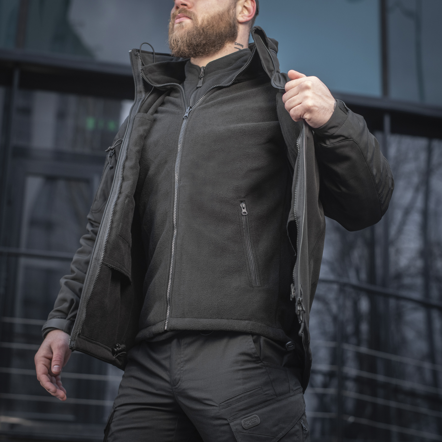 M-Tac куртка Soft Shell з підстібкою Black M-Tac куртка Soft Shell з підстібкою Black - Зображення 15