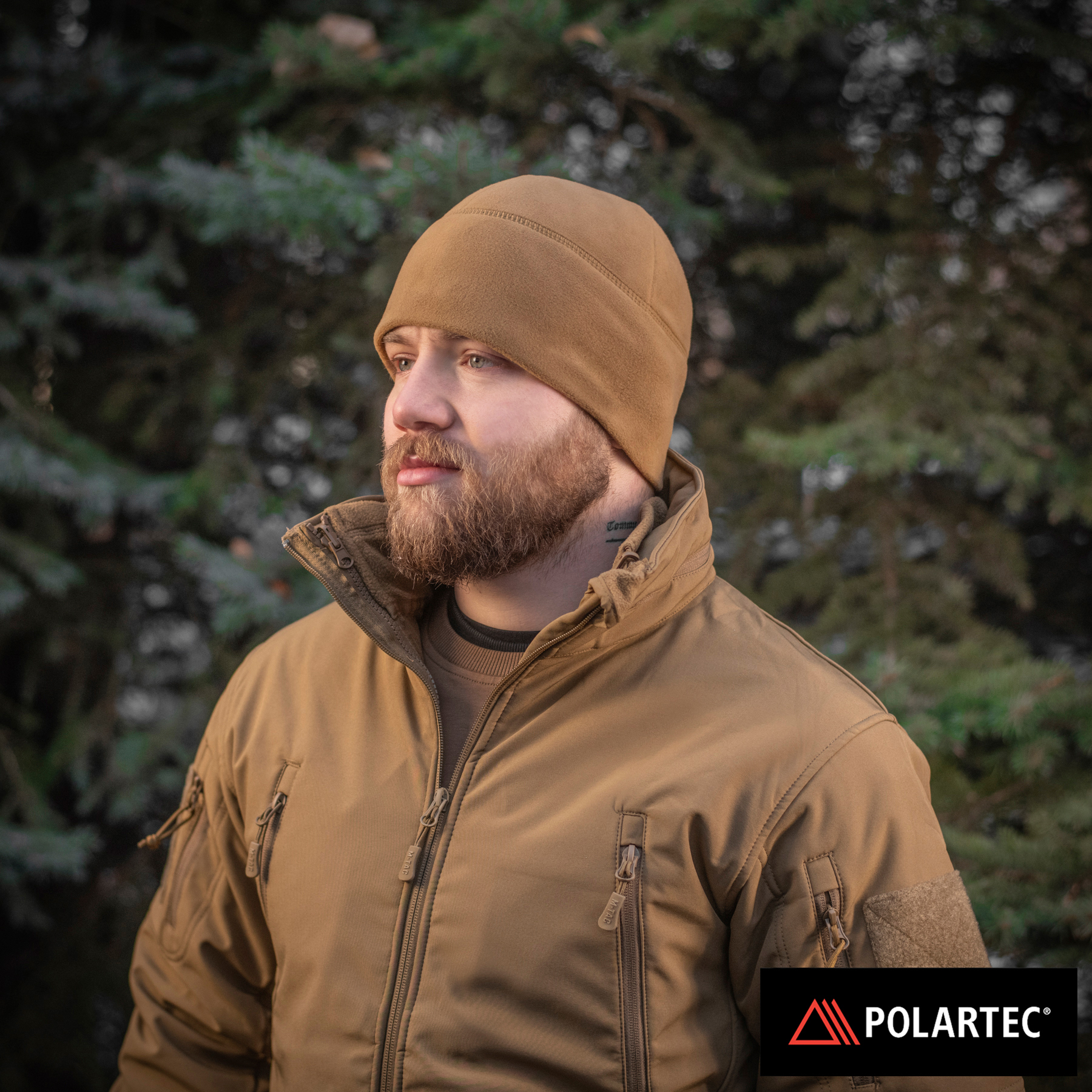 M-Tac шапка Watch Cap фліс Light Polar Gen.II Coyote M-Tac шапка Watch Cap фліс Light Polar Gen.II Coyote - Зображення 5