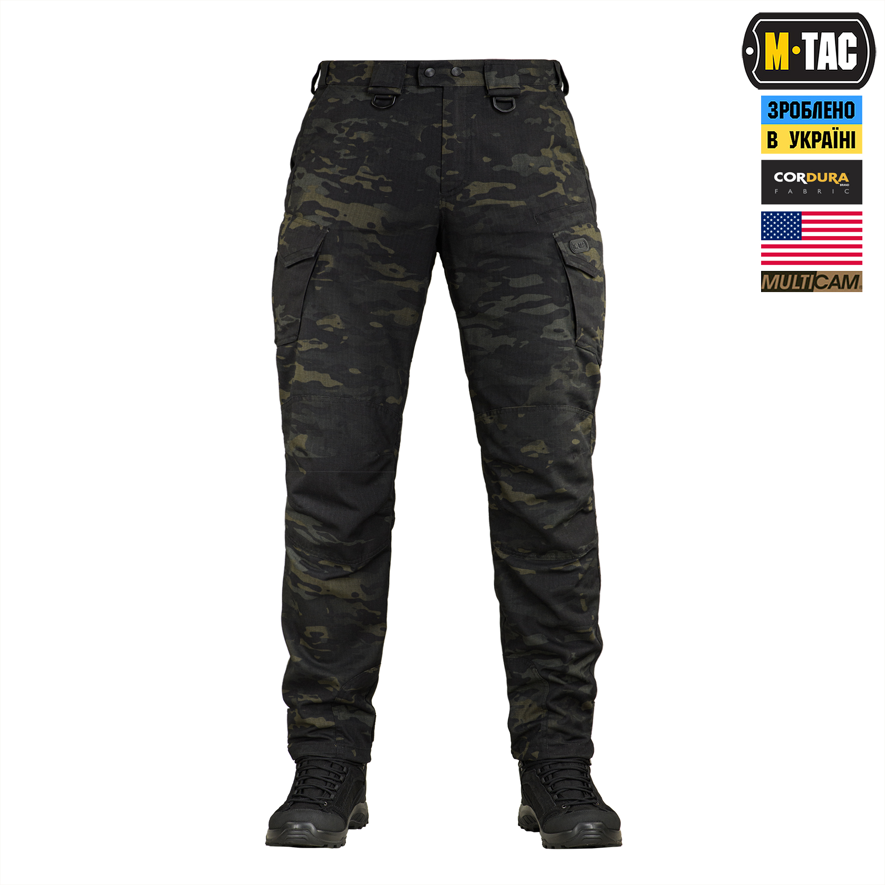 M-Tac штани Aggressor Elite NYCO Extreme Multicam Black M-Tac штани Aggressor Elite NYCO Extreme Multicam Black — изображение 2