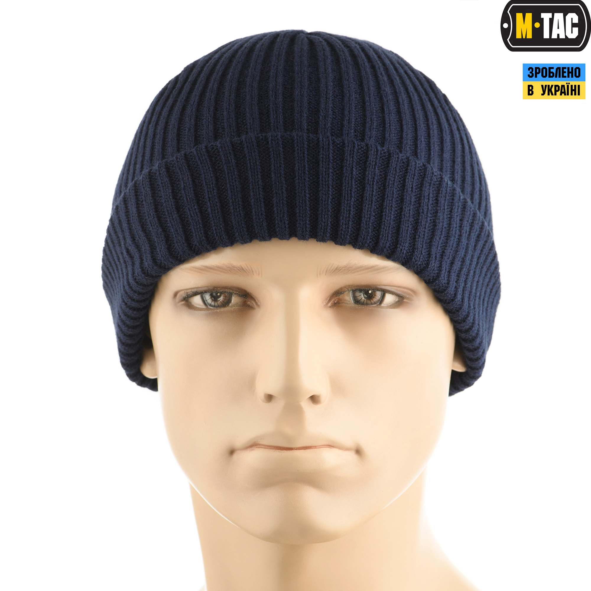 M-Tac шапка вязана 100% акрил Dark Navy Blue M-Tac шапка вязана 100% акрил Dark Navy Blue — изображение 2