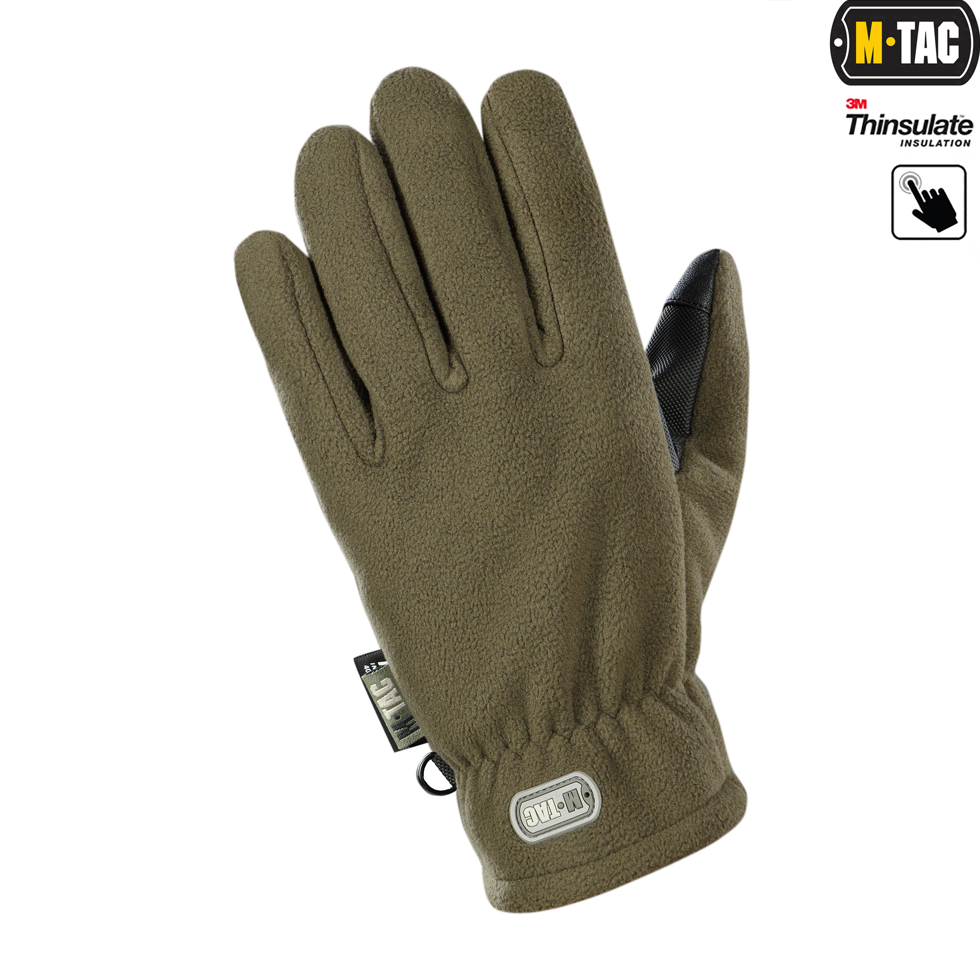 M-Tac рукавички Fleece Thinsulate Olive M-Tac рукавички Fleece Thinsulate Olive — изображение 3