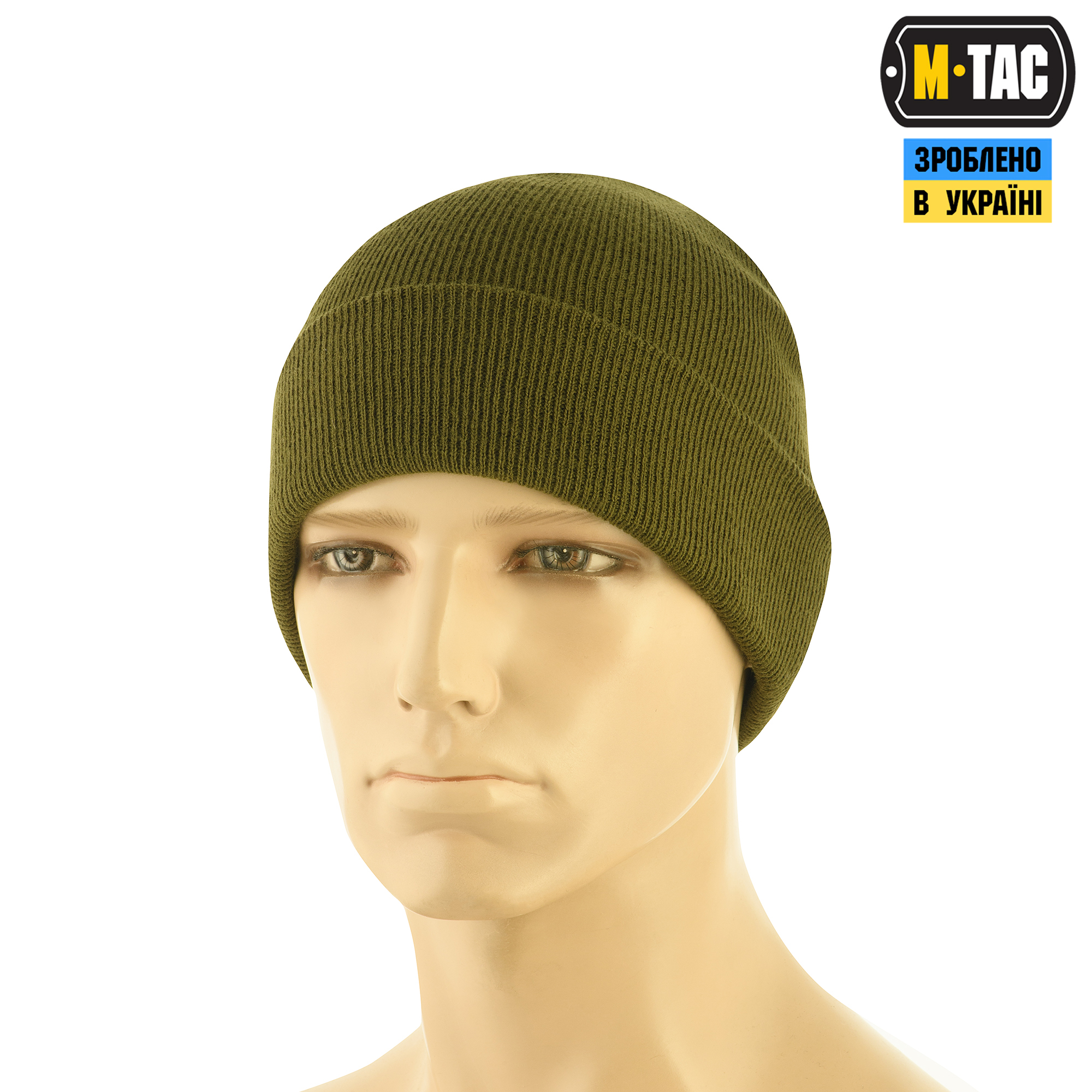M-Tac шапка тонка вязка 100% акрил Olive M-Tac шапка тонка вязка 100% акрил Olive