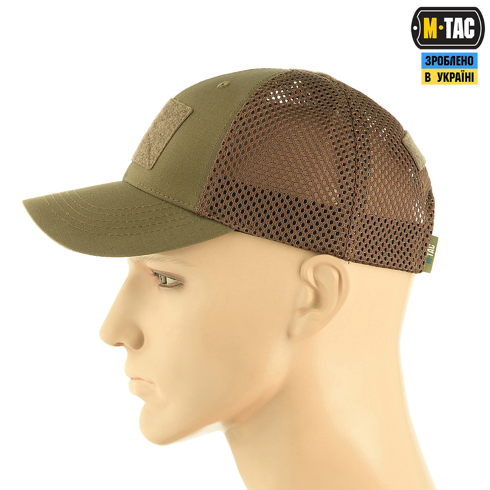 M-Tac бейсболка тактична з сіткою Elite Flex Dark Olive M-Tac бейсболка тактична з сіткою Elite Flex Dark Olive — изображение 2