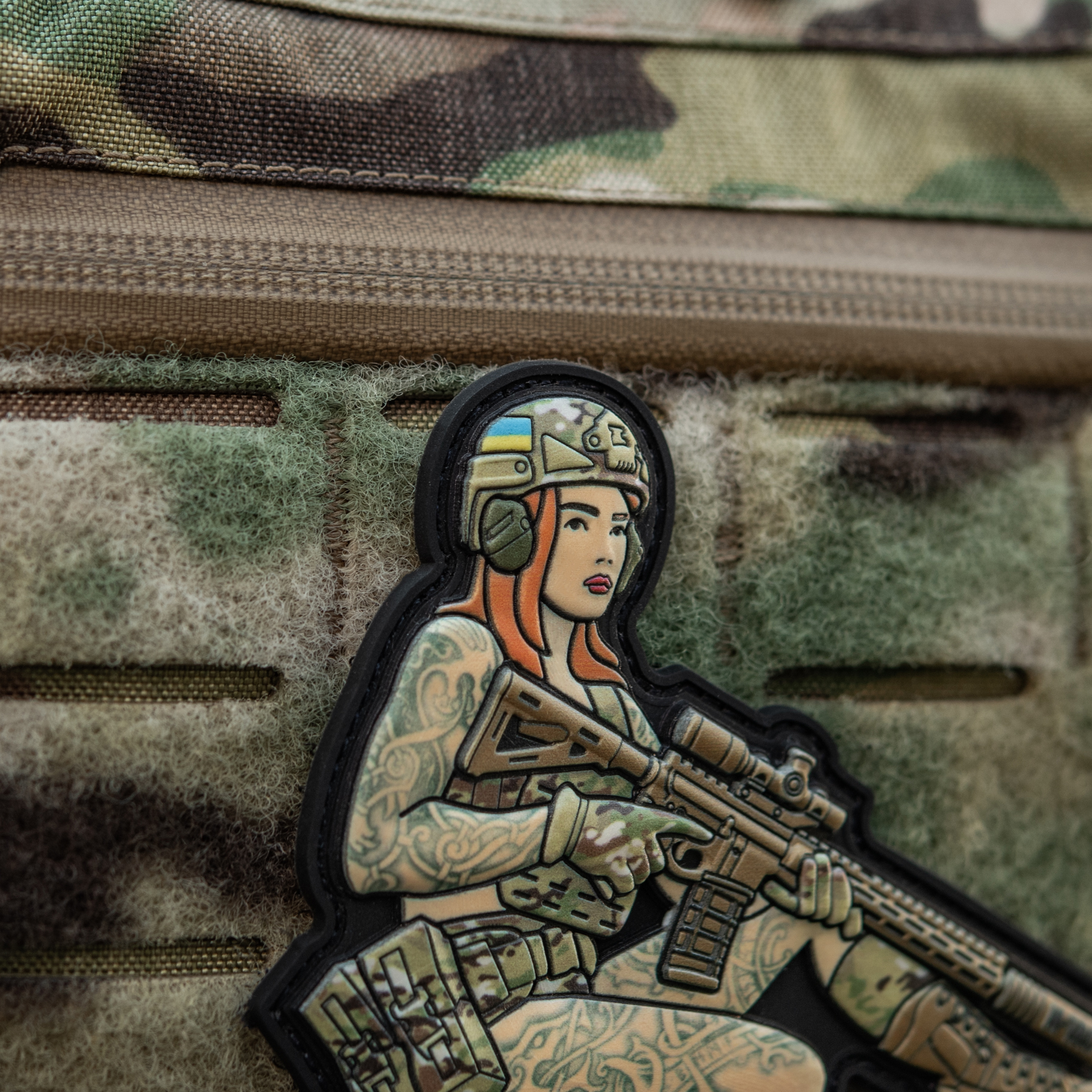 M-Tac нашивка Tactical girl №2 Skandinavik PVC MC M-Tac нашивка Tactical girl №2 Skandinavik PVC MC - Зображення 6
