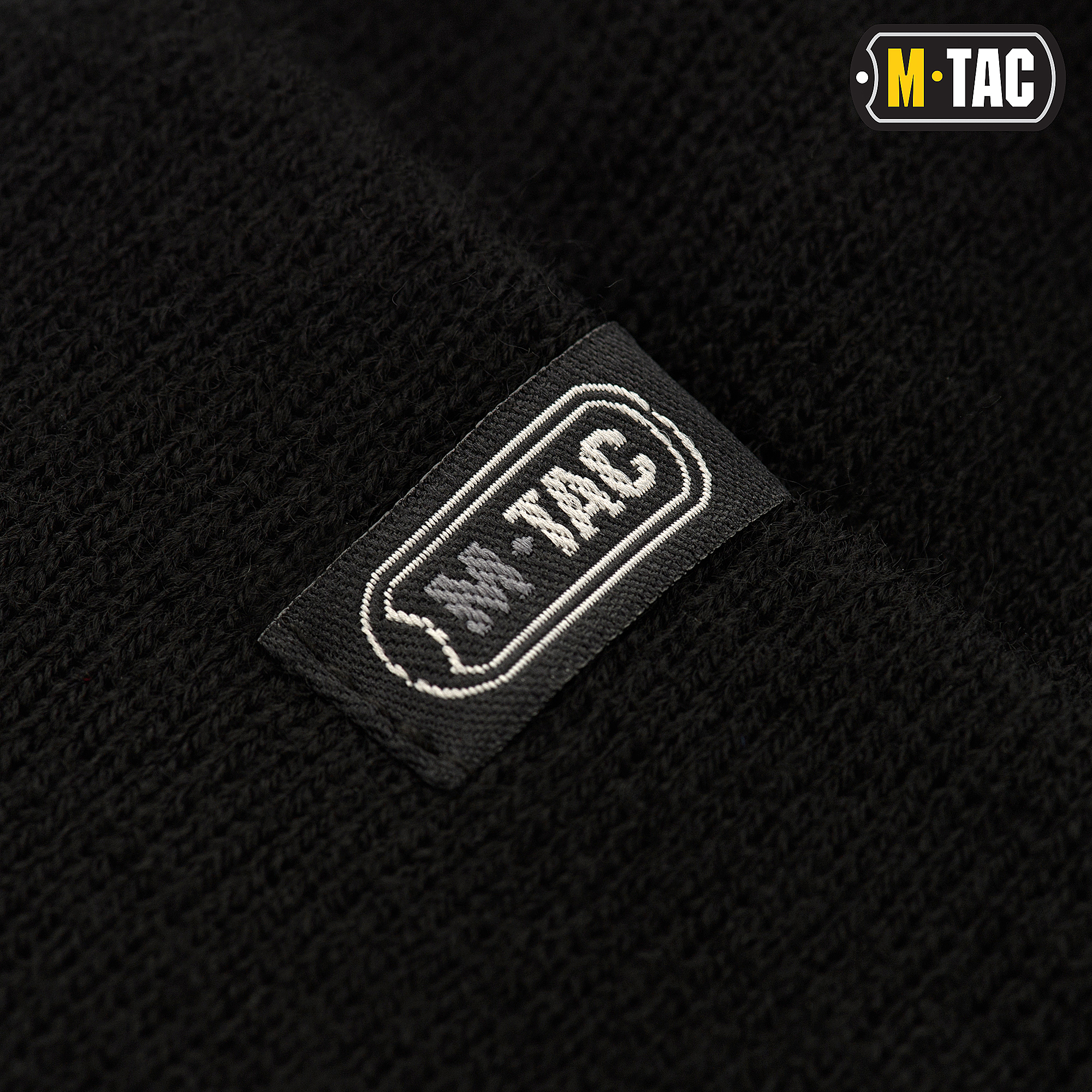 M-Tac шапка тонка вязка 100% акрил Black M-Tac шапка тонка вязка 100% акрил Black — изображение 6