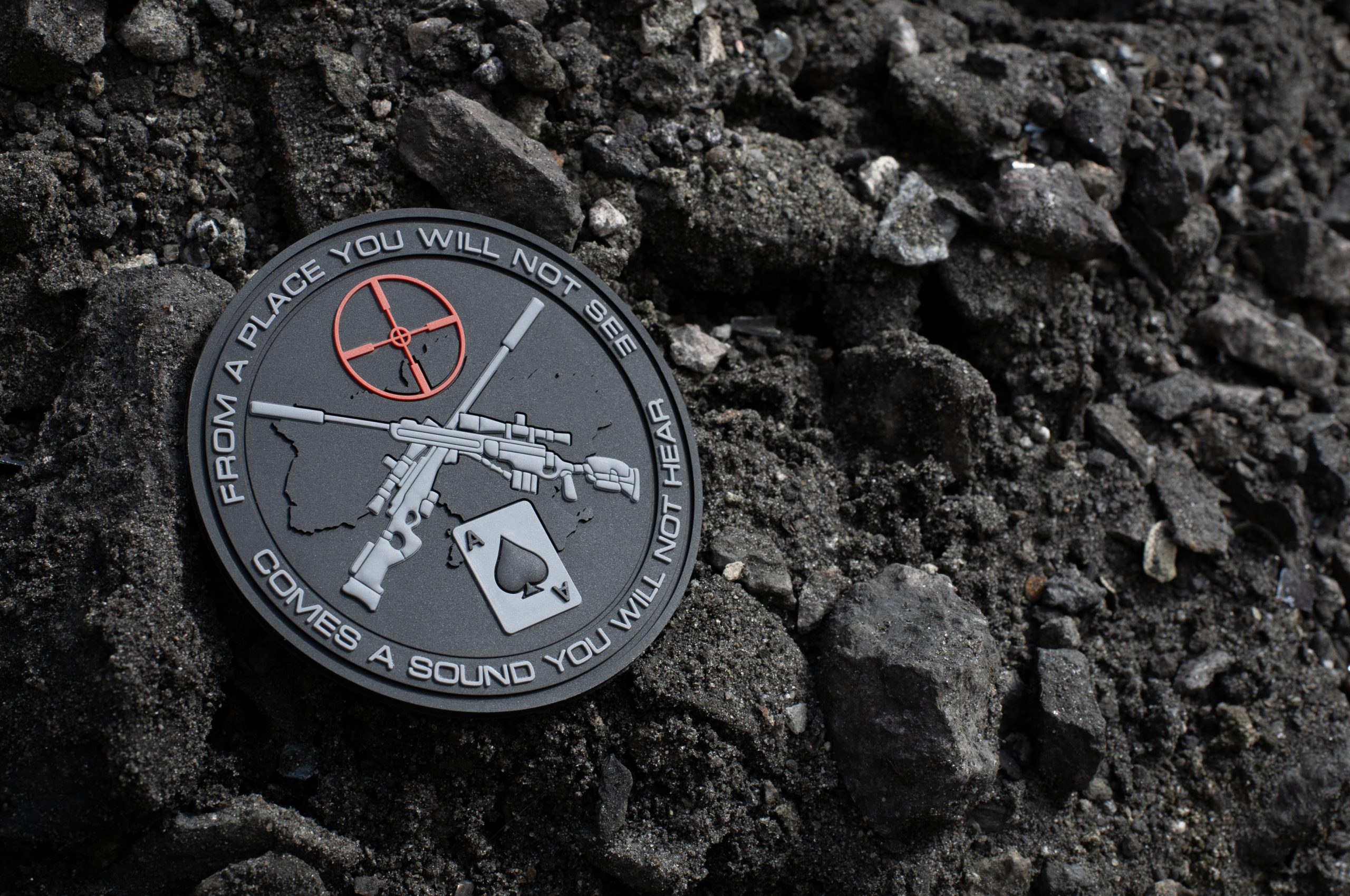 M-Tac нашивка Ukrainian Snipers ПВХ чорна M-Tac нашивка Ukrainian Snipers ПВХ чорна - Зображення 3