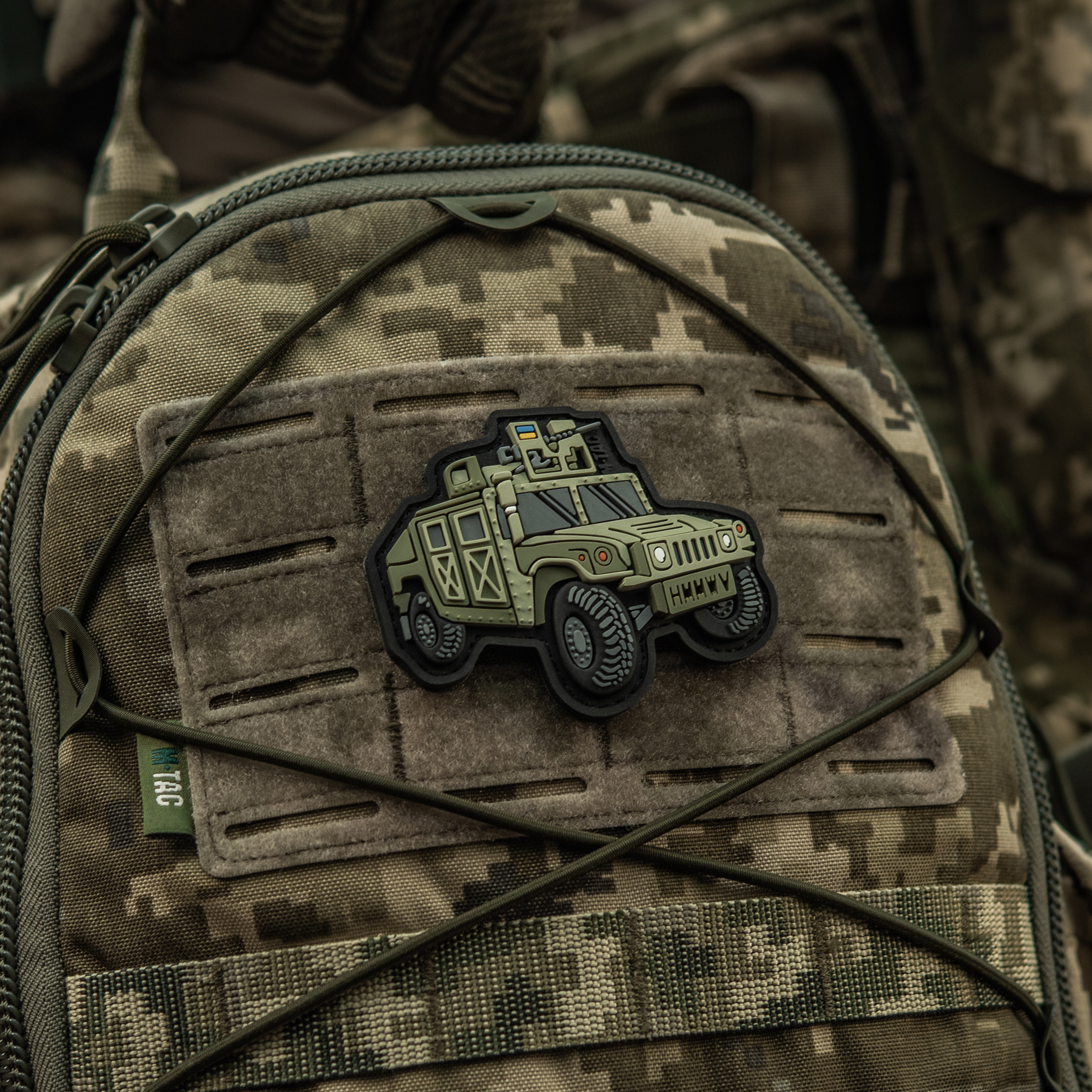 M-Tac нашивка HMWWV (PVC) olive M-Tac нашивка HMWWV (PVC) olive — изображение 9