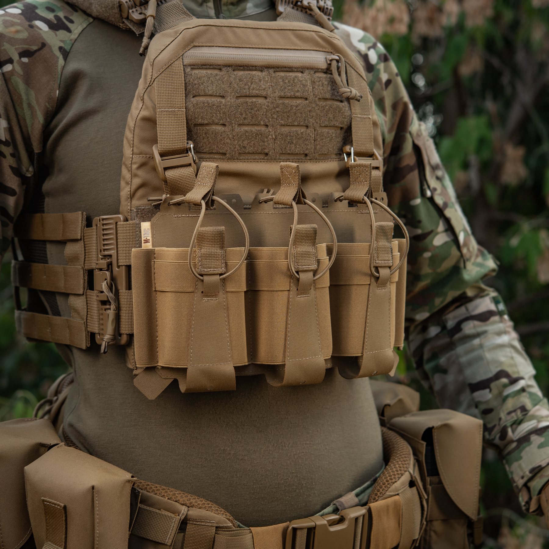 M-Tac передня панель для плитоноски Cuirass QRS на три магазина Coyote M-Tac передня панель для плитоноски Cuirass QRS на три магазина Coyote - Зображення 21
