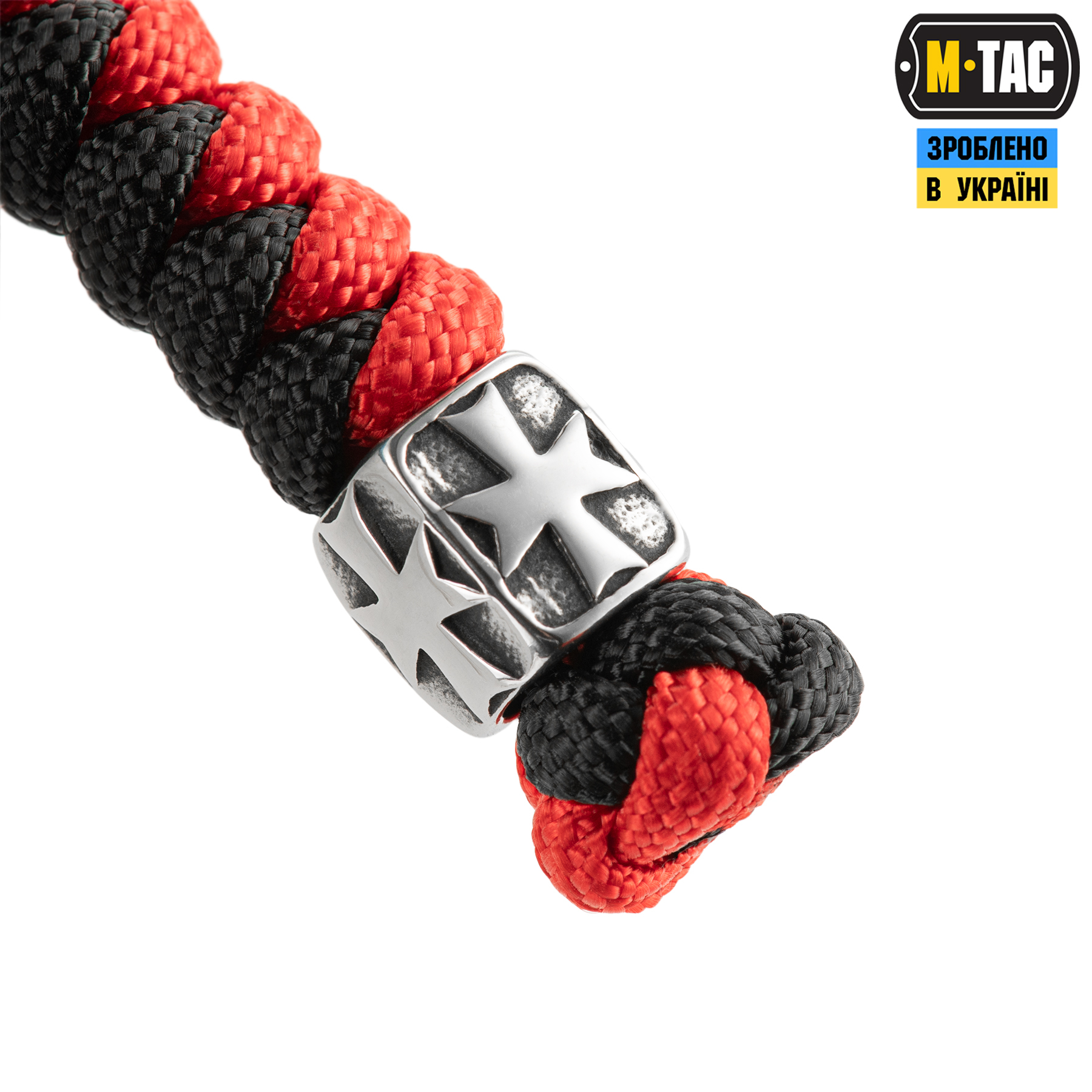 M-Tac темляк Viper Козацький Хрест Steel Black&Red M-Tac темляк Viper Козацький Хрест Steel Black&Red - Зображення 3