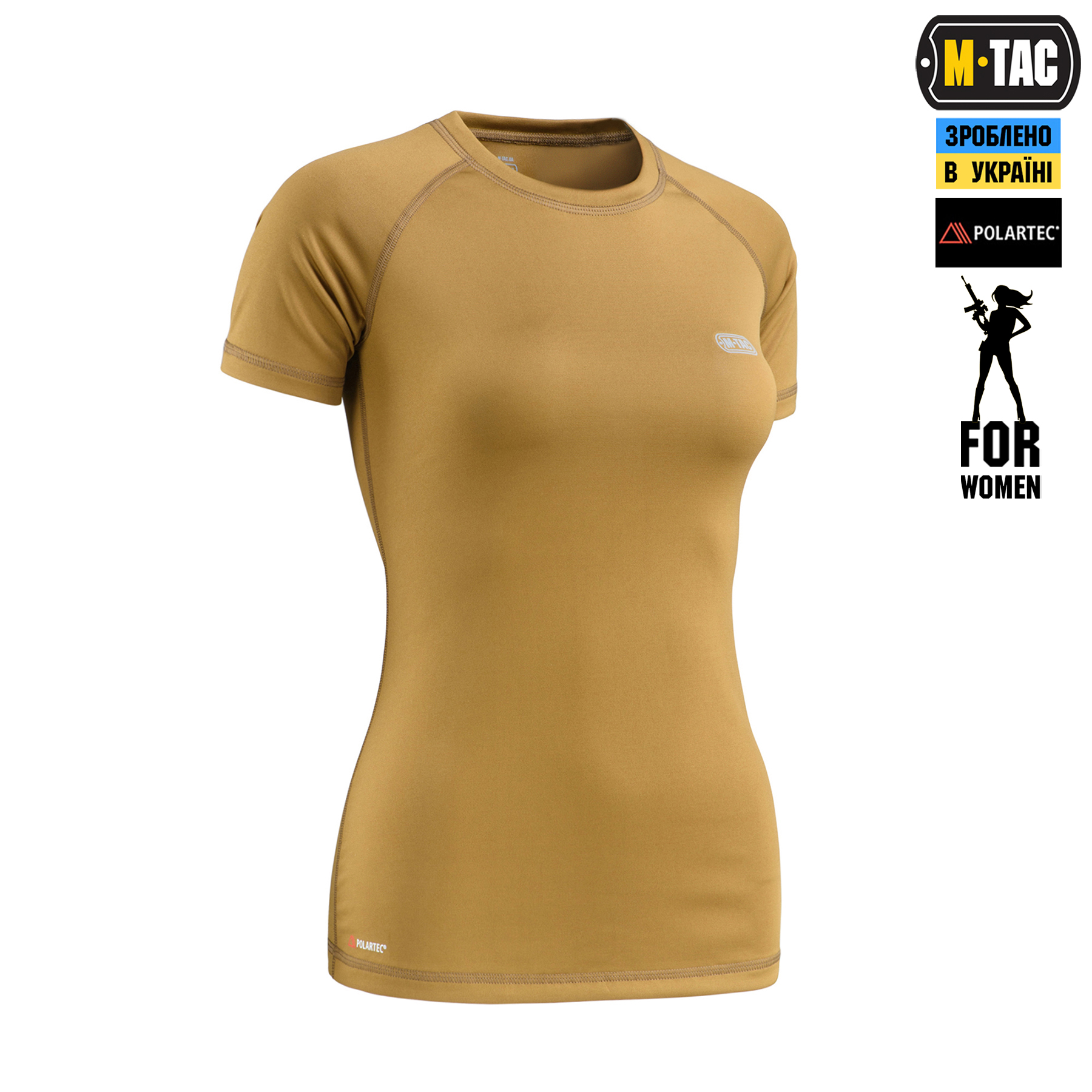 M-Tac футболка Ultra Light Polartec Lady Coyote M-Tac футболка Ultra Light Polartec Lady Coyote - Зображення 3