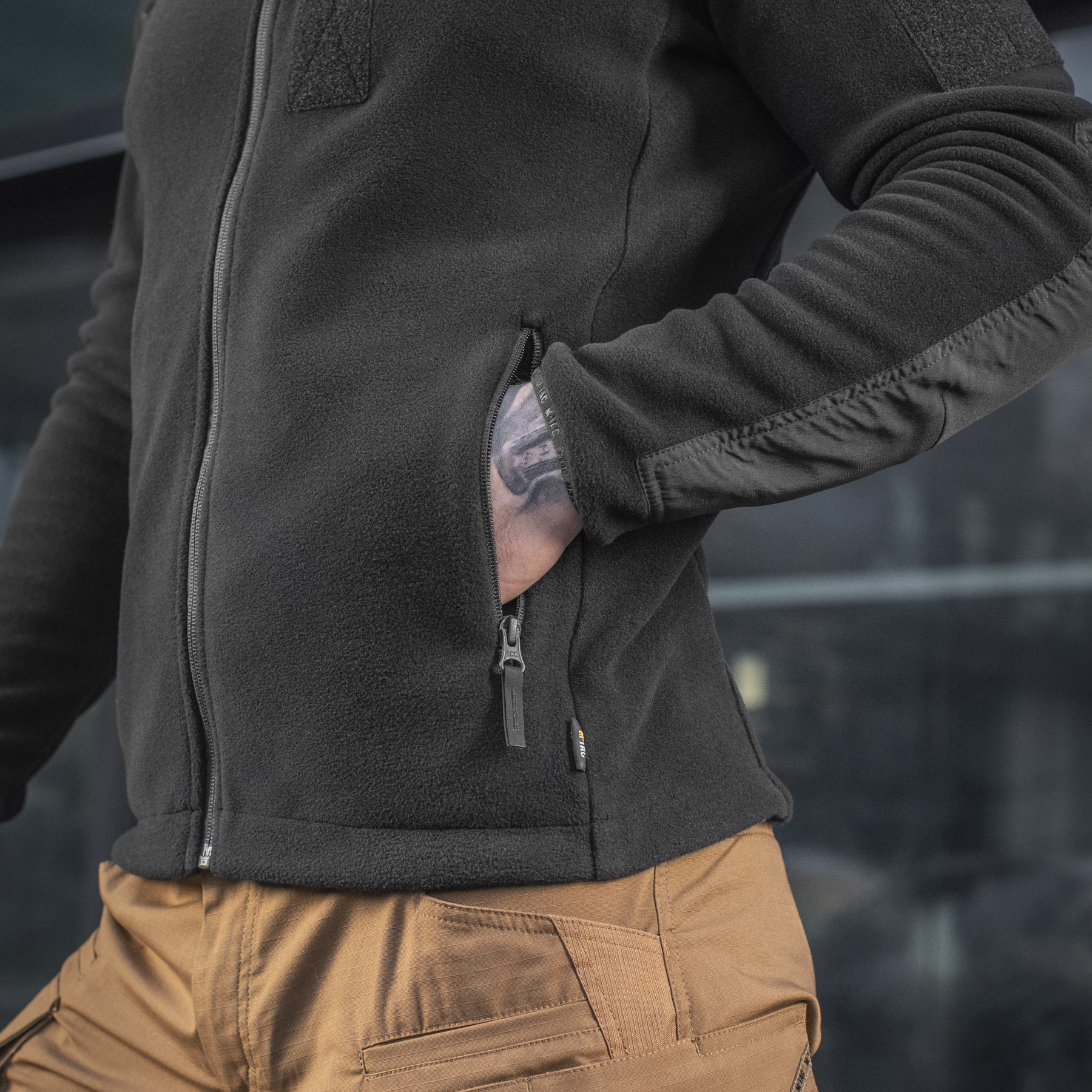 M-Tac куртка Combat Fleece Jacket Black M-Tac куртка Combat Fleece Jacket Black - Зображення 6